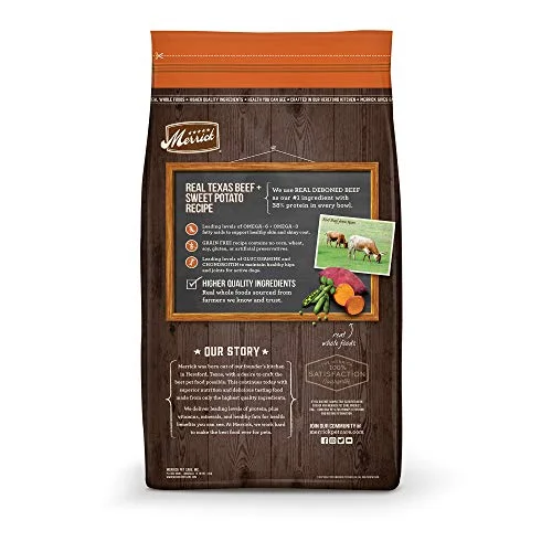 Merrick Grain Free with Real Meat + Sweet Potato Dry Dog Food