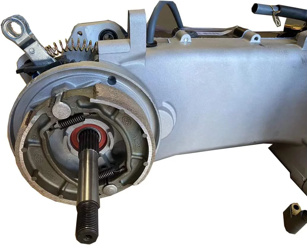 X-PRO 150cc Long Case 4-stroke GY6 Air cooled Moped Scooter Engine with CVT Automatic Transmission, Electric/Kick Start