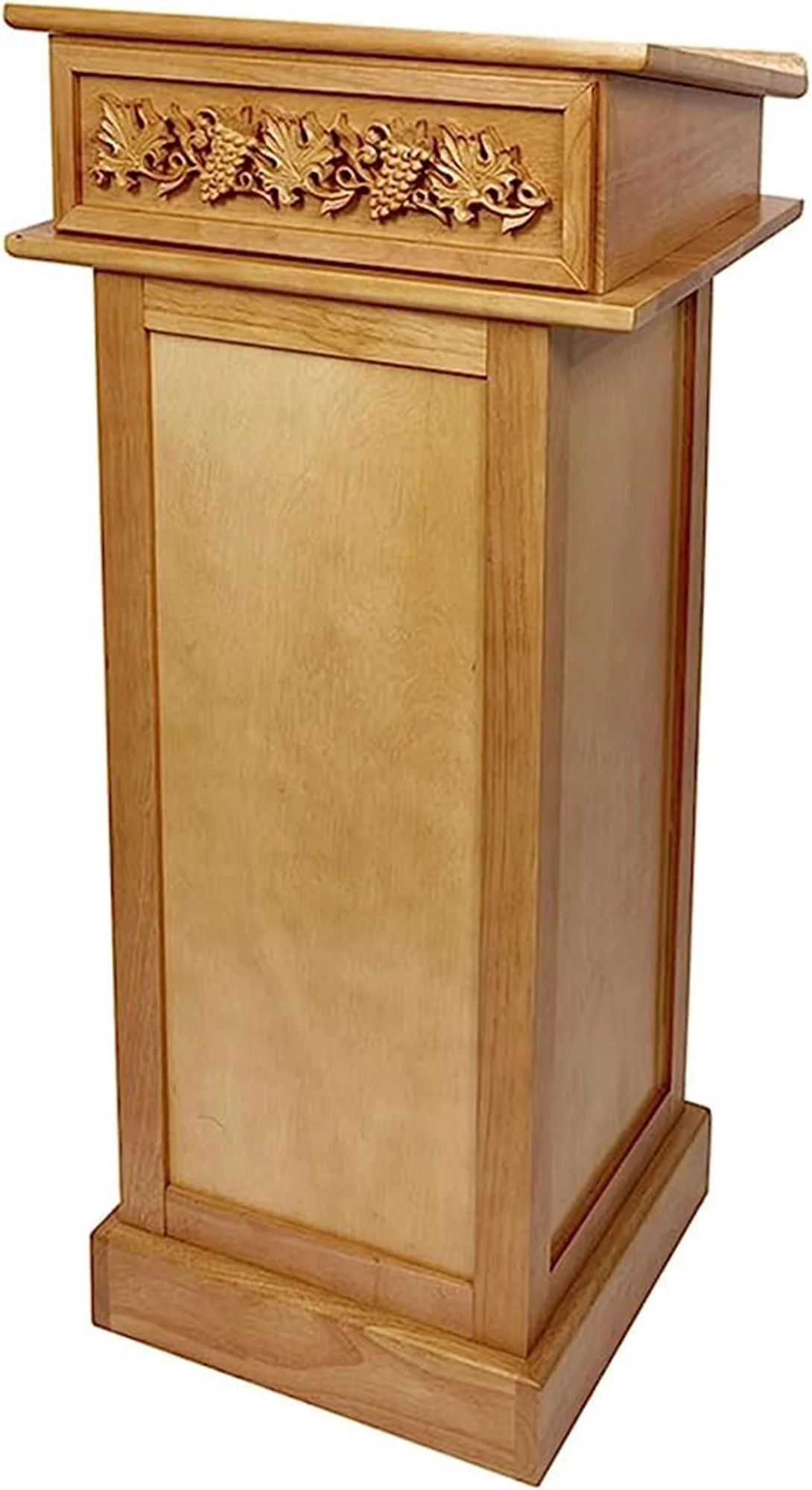 Wooden Podium Lectern, Catholic Church Supplies, 20 x 44 Inch
