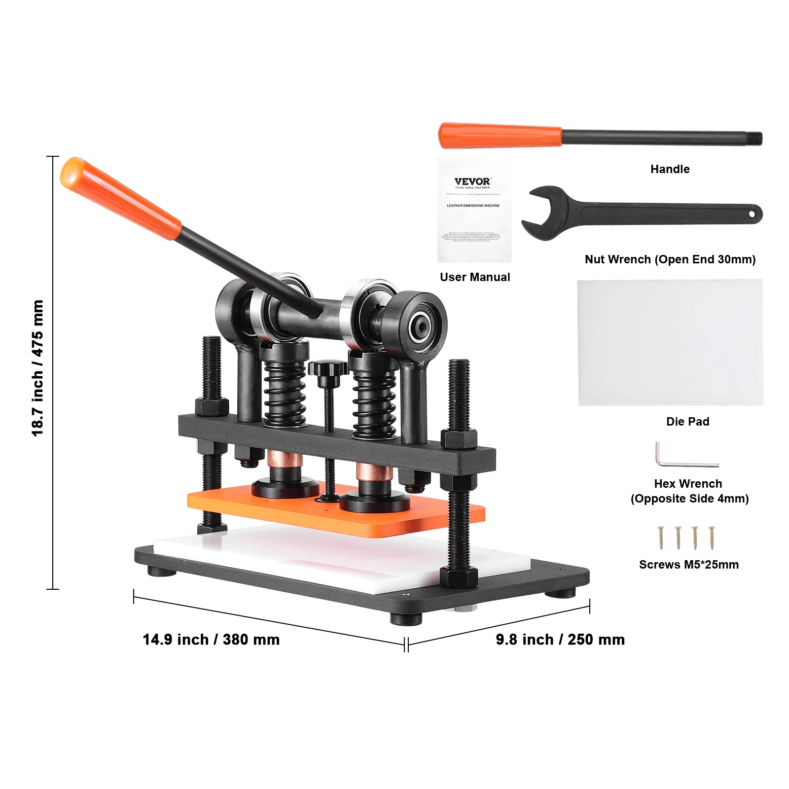 SKYSHALO Leather Cutting Machine, 10.2