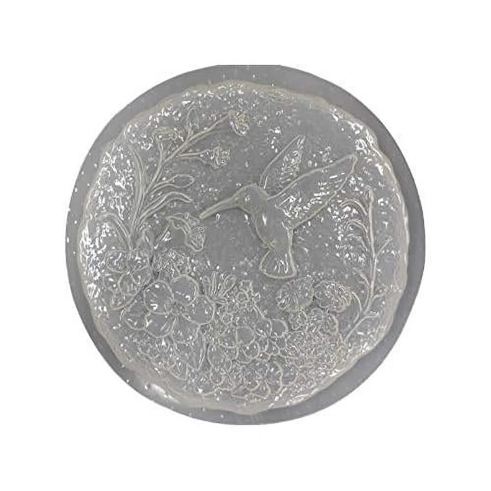Hummingbird Flowers Plastic Craft Mold To Use For Making Into Concrete Cement Stepping Stones 1012