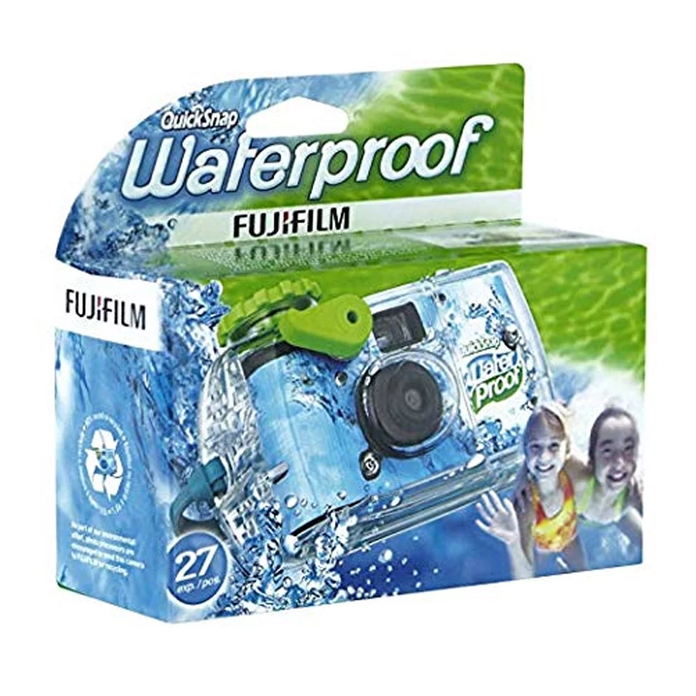 Fujifilm Quick Snap Waterproof 35mm Single Use Camera 3 pack | Floating Handle