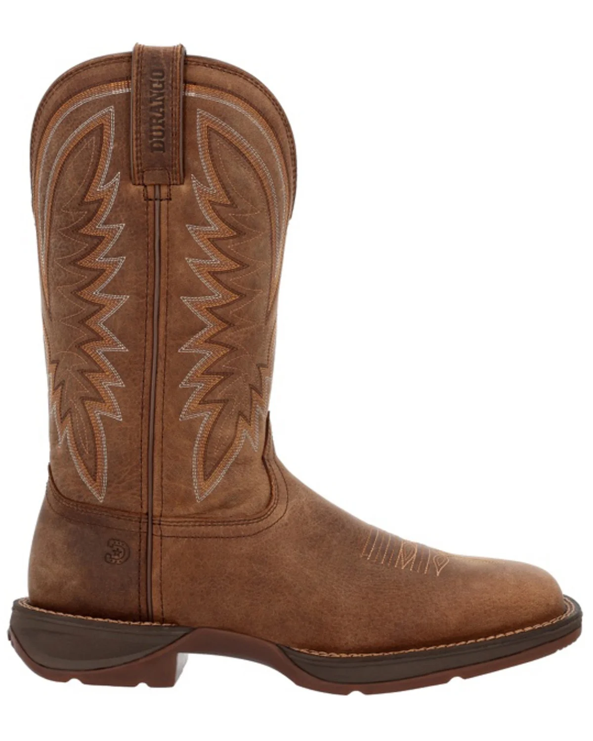 Durango Men's Rebel Performance Western Boot Broad Square Toe Brown 11 D(M) US