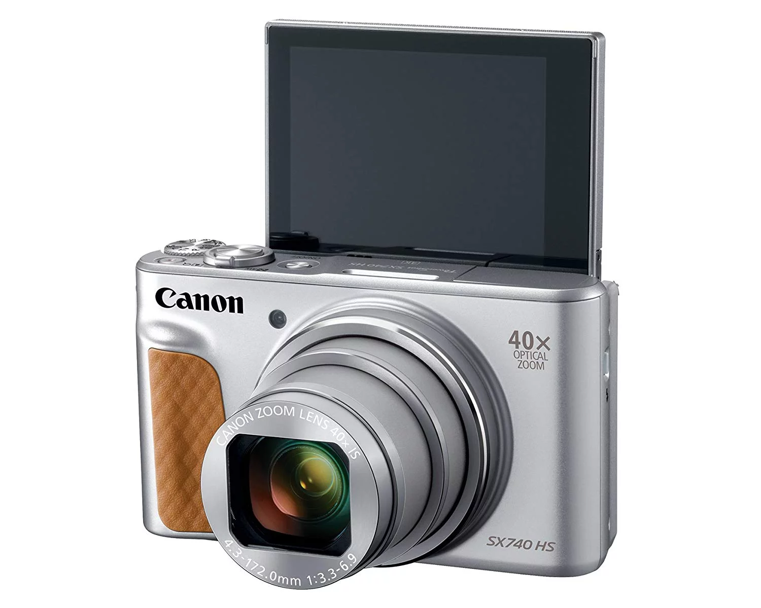 Canon PowerShot SX740 HS 20.3MP Digital Camera Silver with 40x Optical Zoom Wifi 4K Video