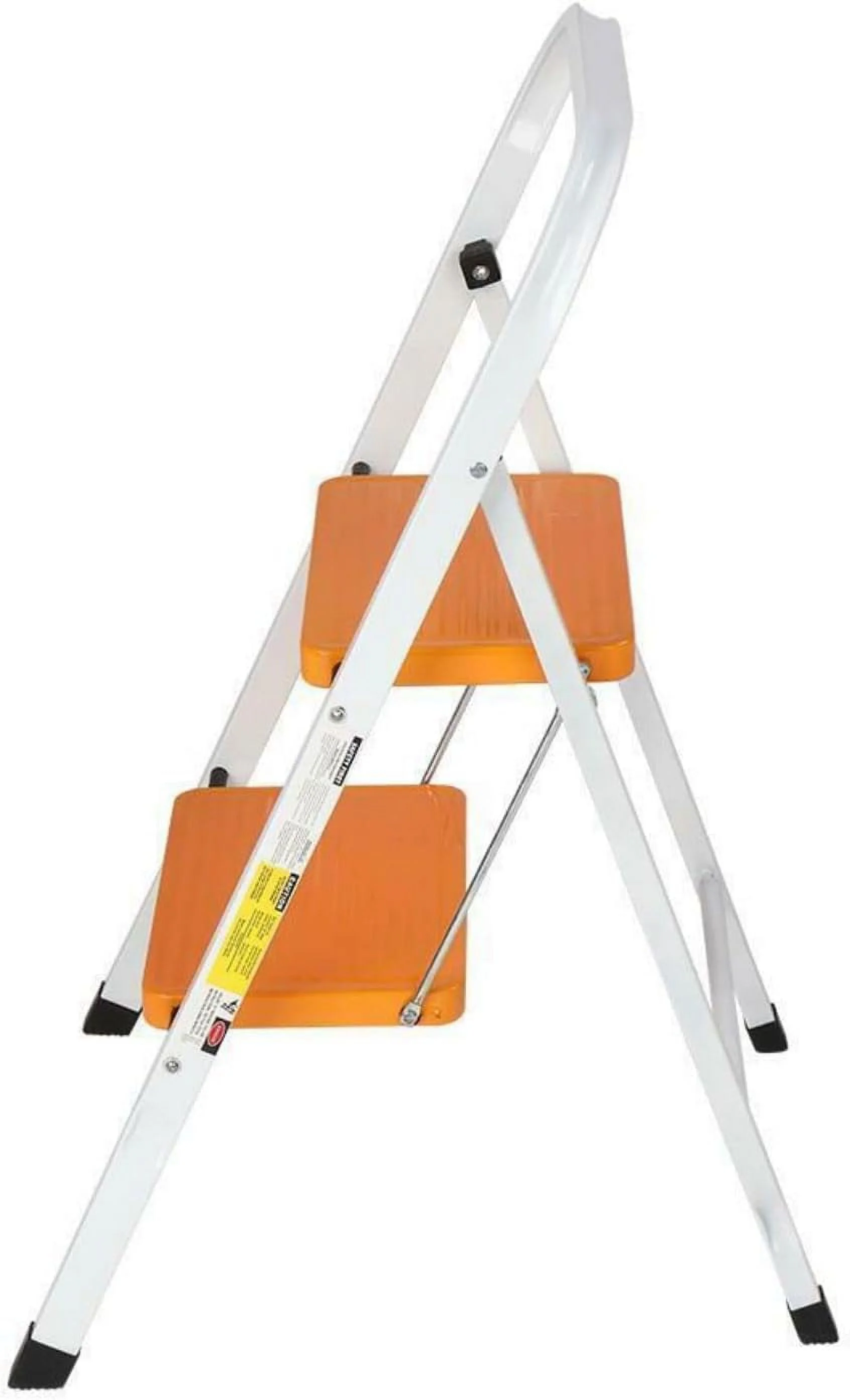 2 Step Ladder, Folding Step Stool Steel Anti-Slip Sturdy Wide Pedal 330lbs Load