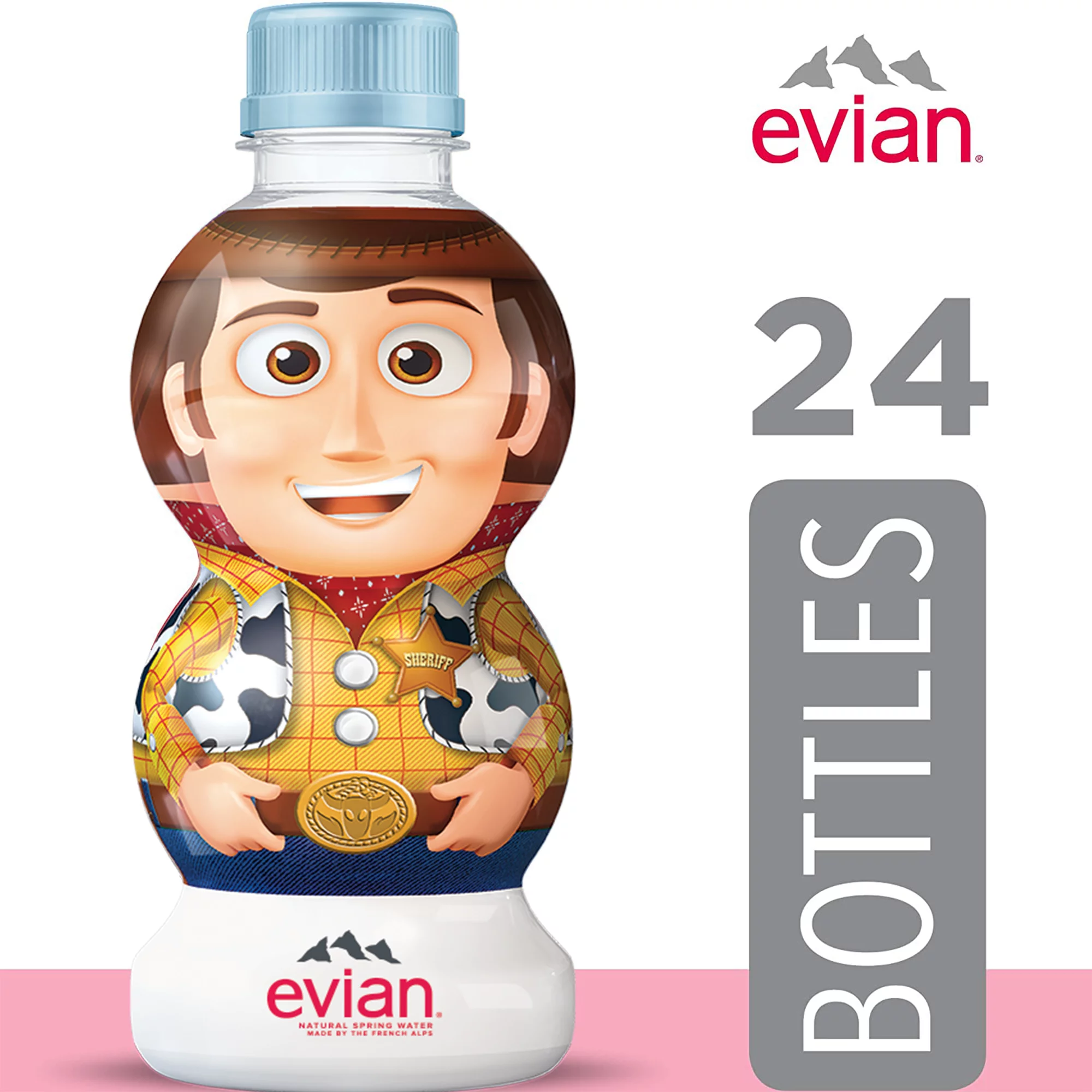evian Natural Spring Water, 10.48 Fl Oz, 24 Count Bottles