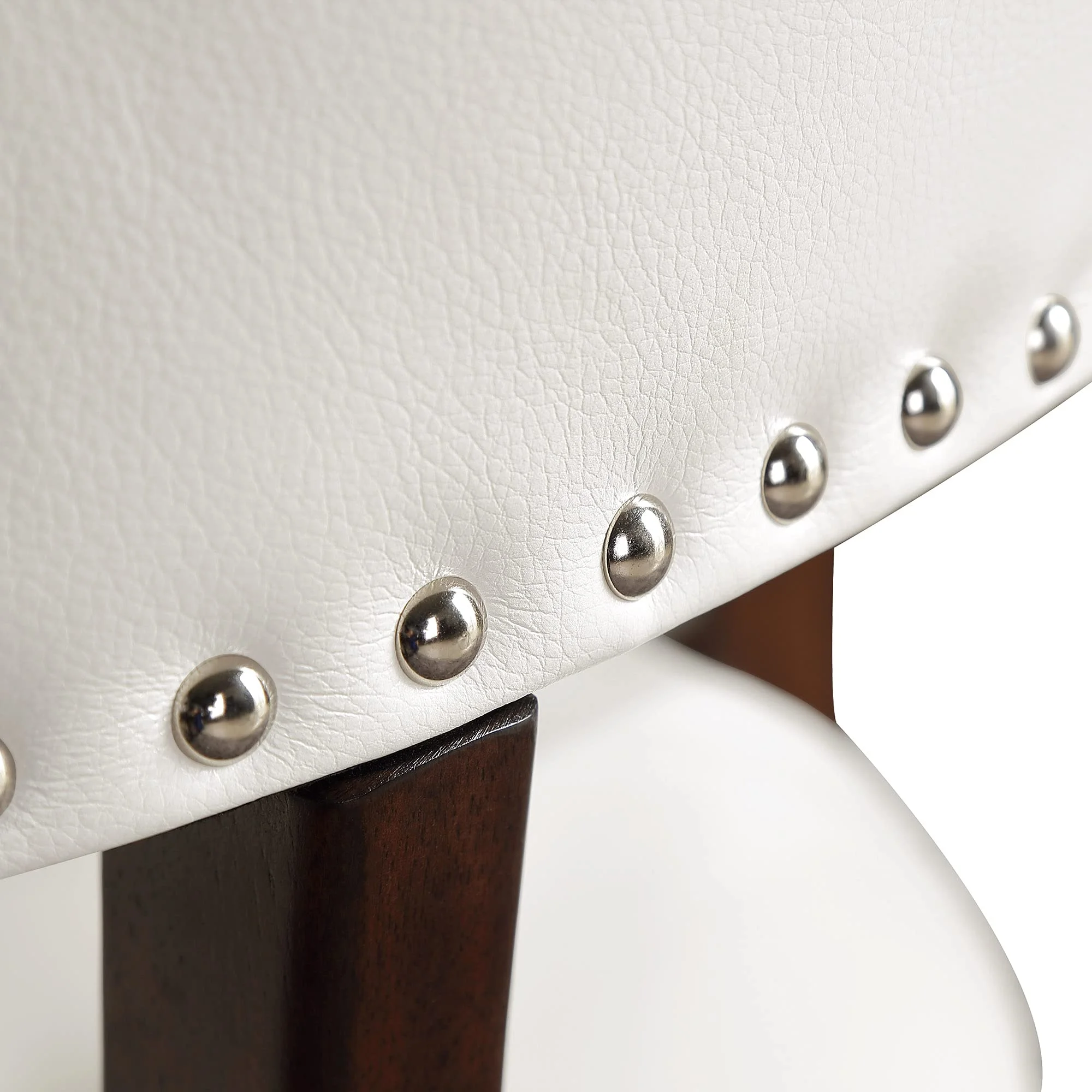 JESONVID Dining Chair with Casters Set of 2, Captain's Chair with Caster Dining Room Chairs with Rollers Curving Backrest Dinette Sets Poker Chair with Wheels Kitchen Table Rolling Chairs,White 318WT