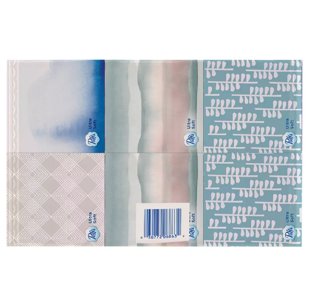 Puffs Ultra Soft Facial Tissues (72 tissues/cube, 12 mega cubes)
