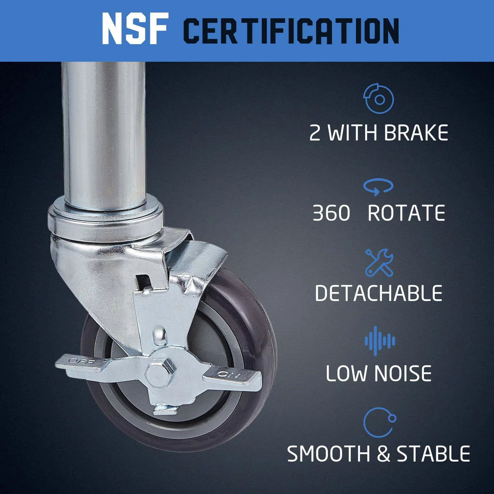 Profeeshaw NSF Stainless Steel Prep Table 24