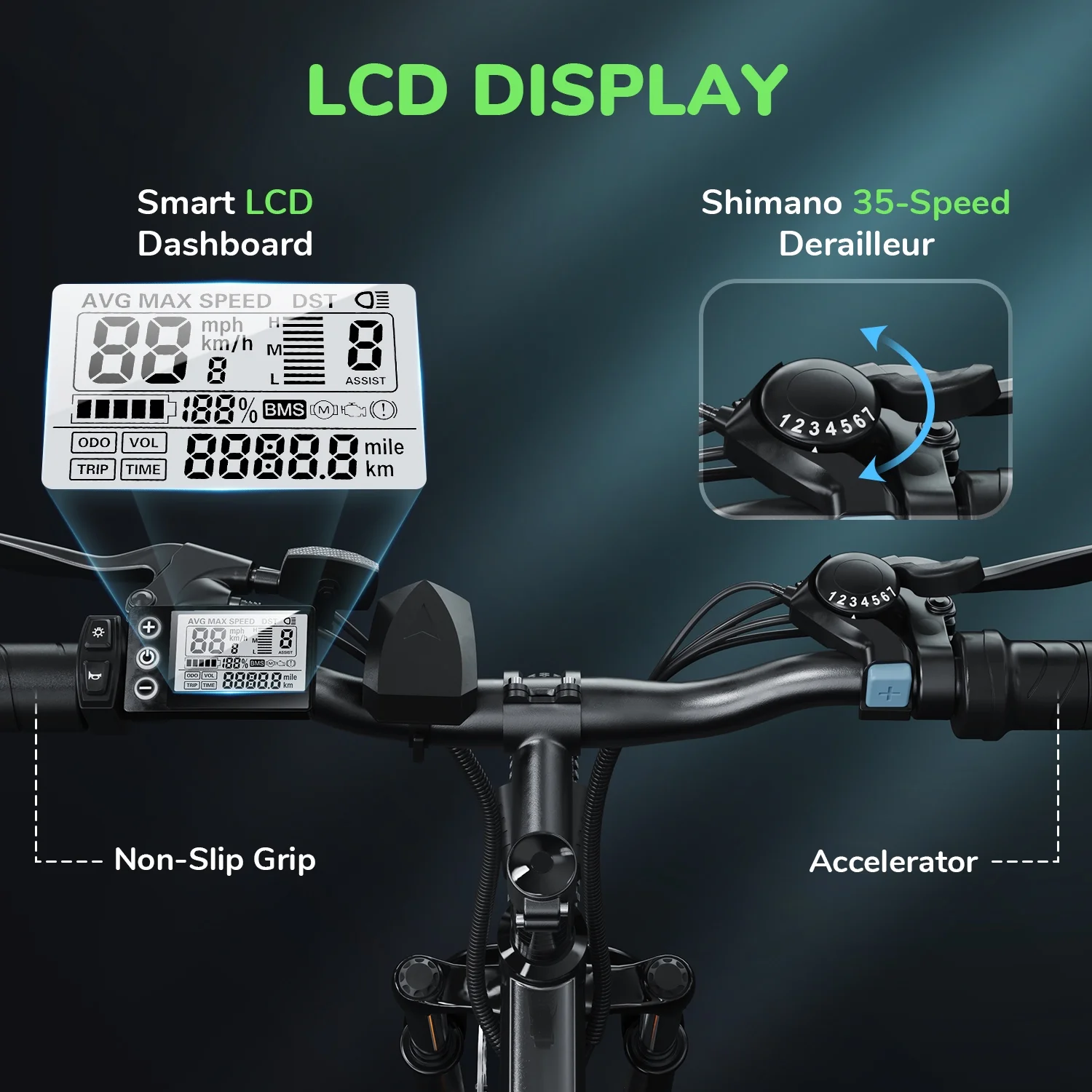 iSinwheel M10-W Electric Bike Adult 500W, 26