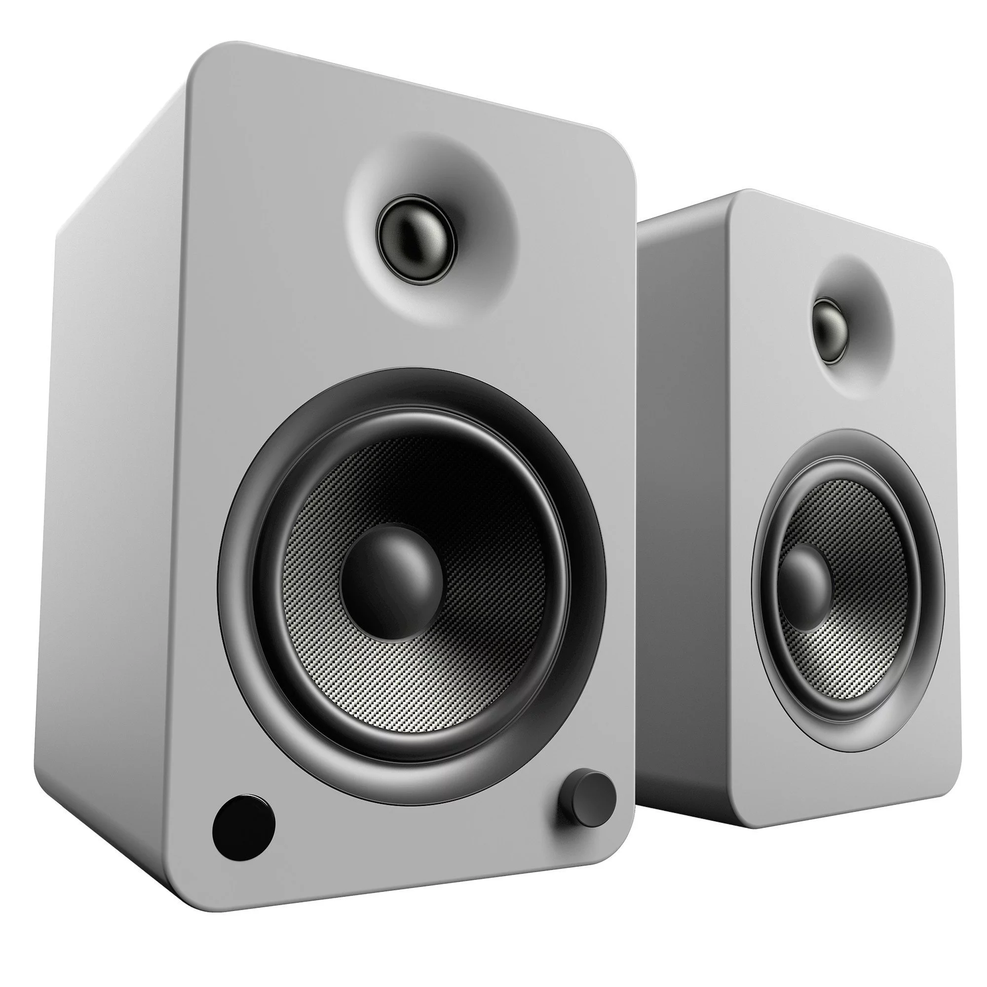 Kanto Living YU6 2-Way Powered Bookshelf Speakers (Pair, Pure)