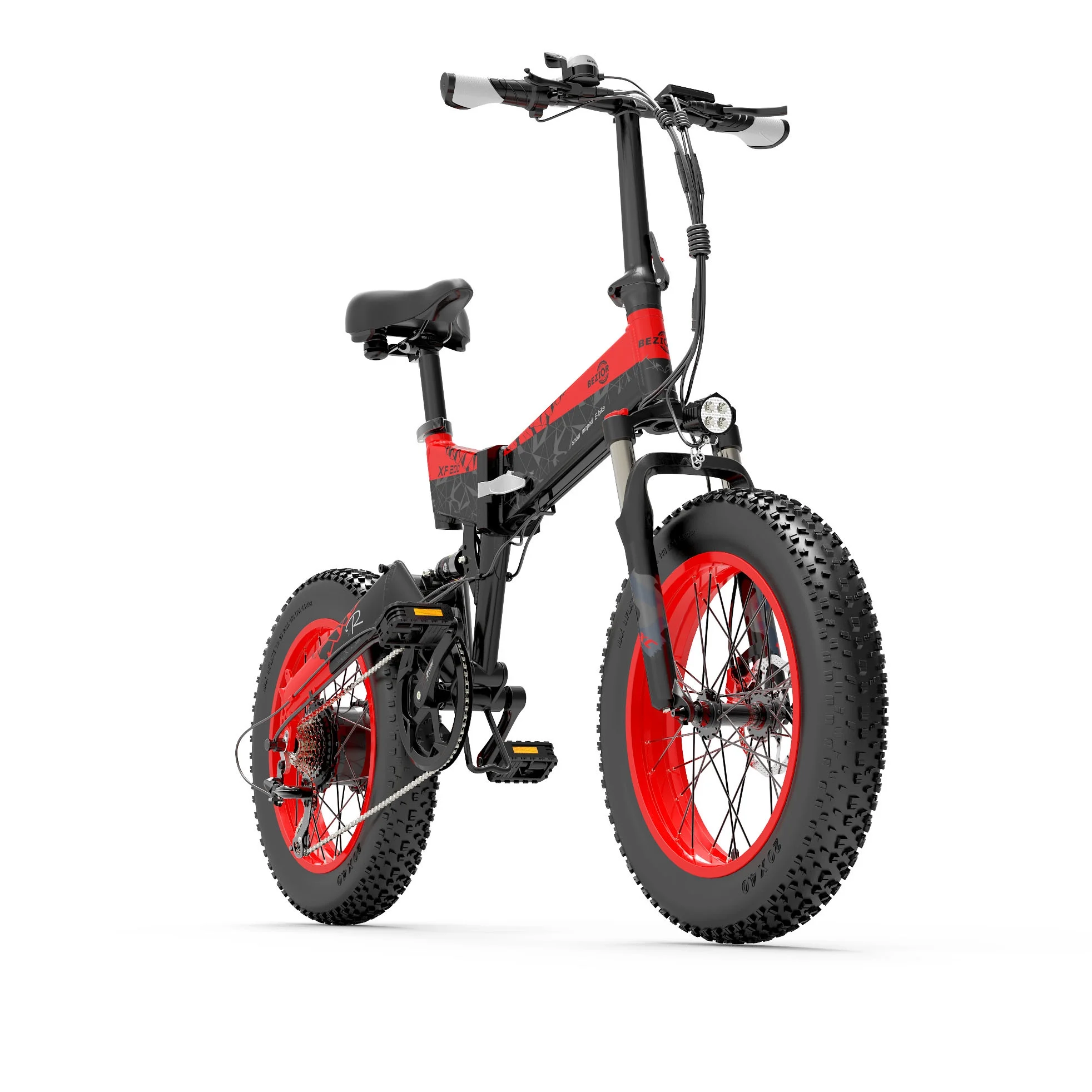 Bezior XF200 Fat Tire E-Bike - 48V 15Ah - 77.17 - Experience effortless riding power!