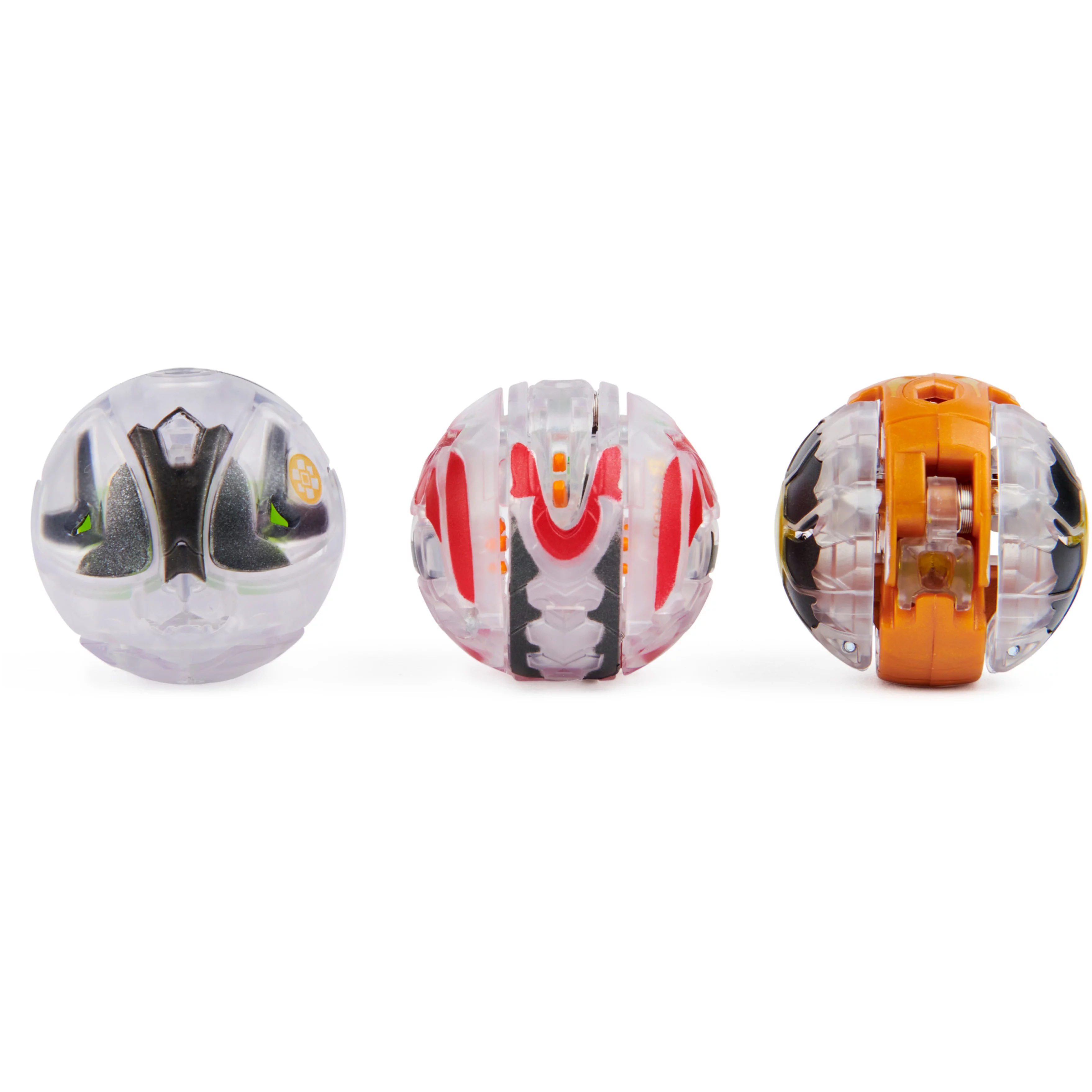 Bakugan Starter Pack 3-Pack, Diamond Dragonoid Ultra, Geogan Rising Collectible Action Figures