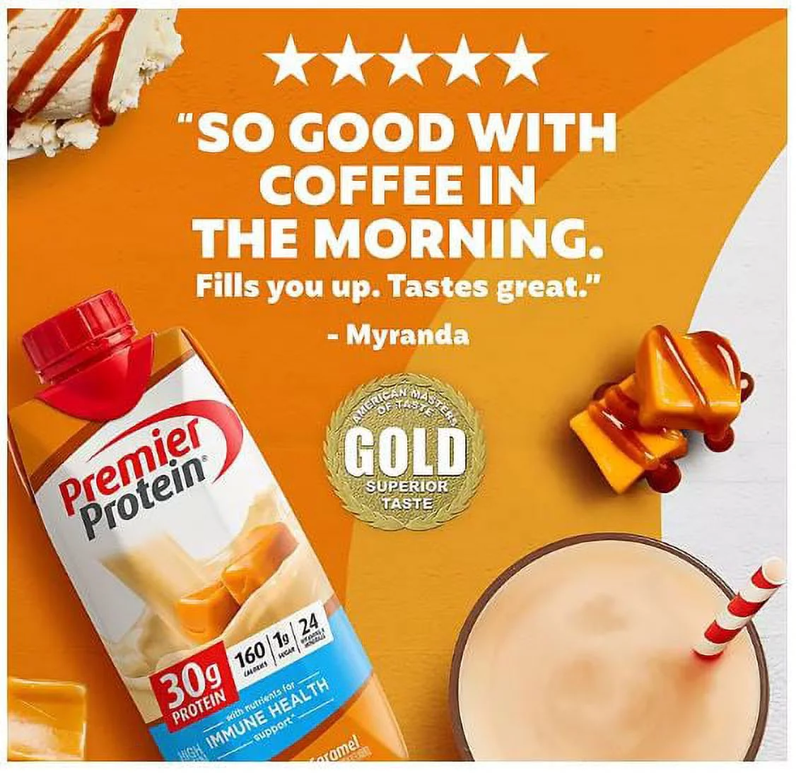 Premier Protein High Protein Shake, Caramel (11 fl. oz., 15 pk.)