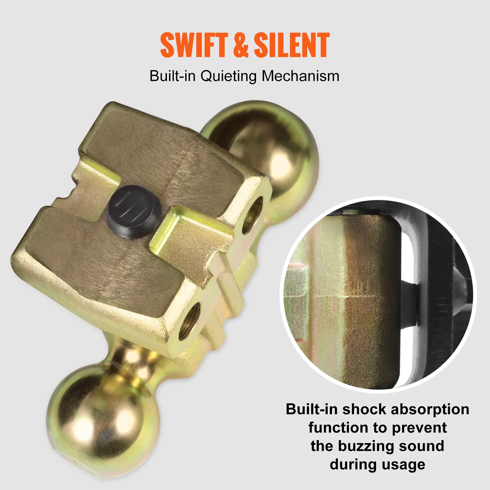 BENTISM Adjustable Trailer Hitch Tow Hitch Ball Mount 2