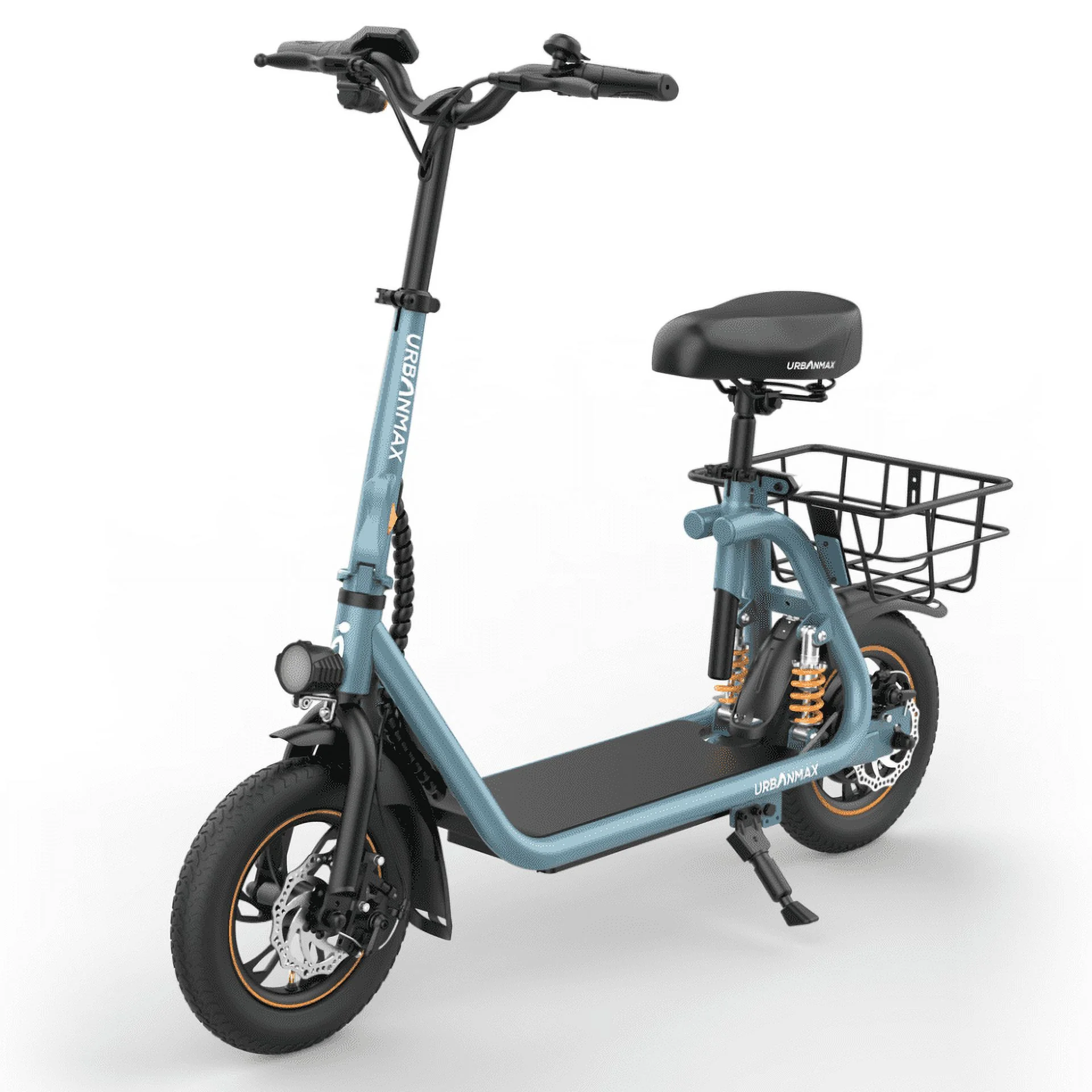 Athletgo C1Pro 550W Electric Scooter with Dual Shock Absorbers for Adult,Up to 25 Miles 18.6MPH,12