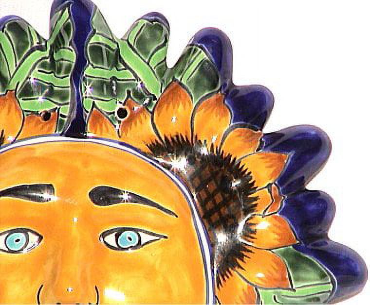 Sunflower Talavera Ceramic Sun Face