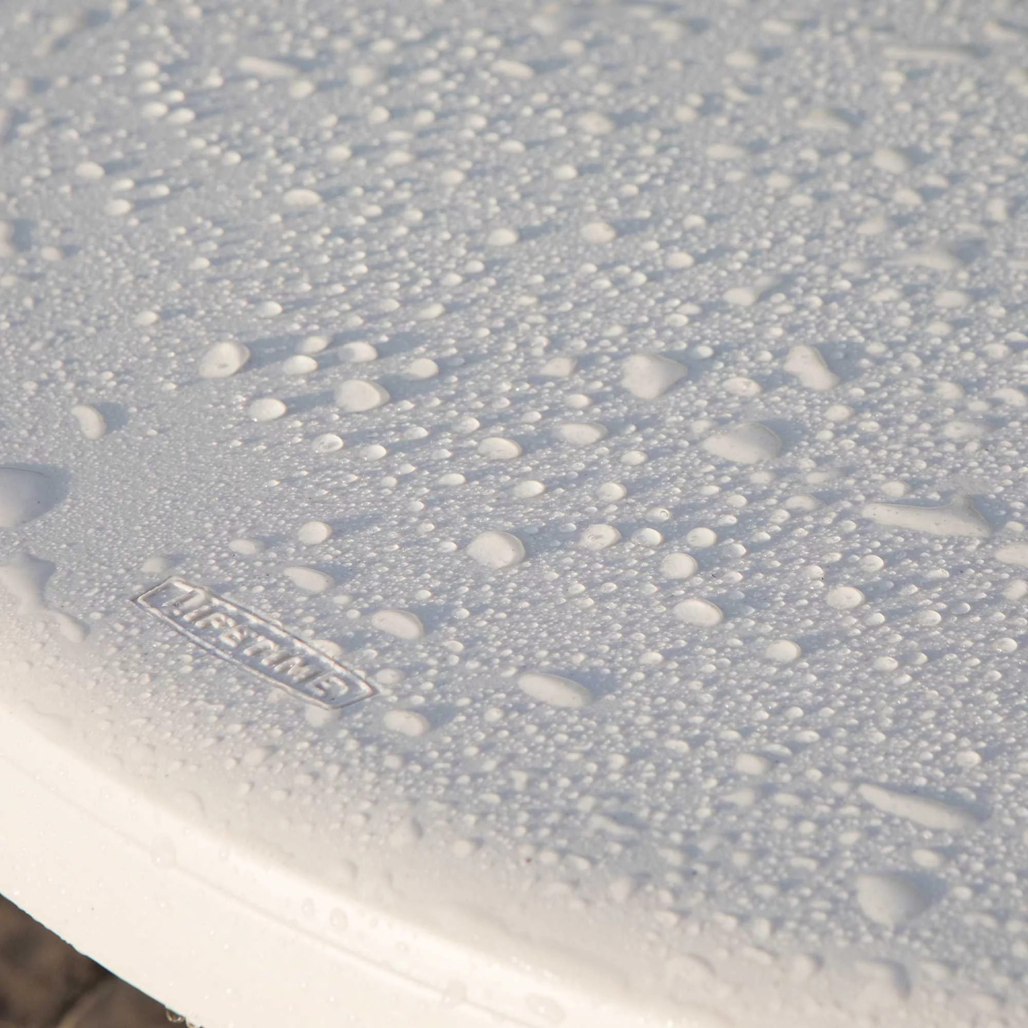 Lifetime Plastic Round Picnic Table, Almond 260205