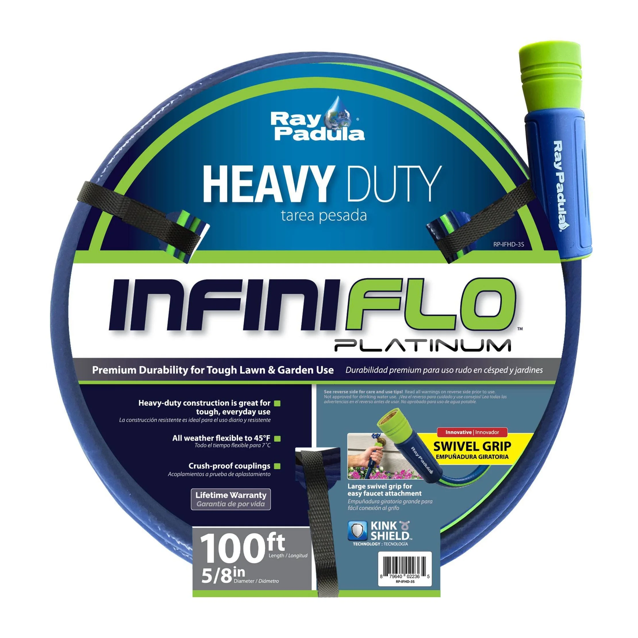 InfiniFlo 100ft Platinum Heavy Duty Garden Hose