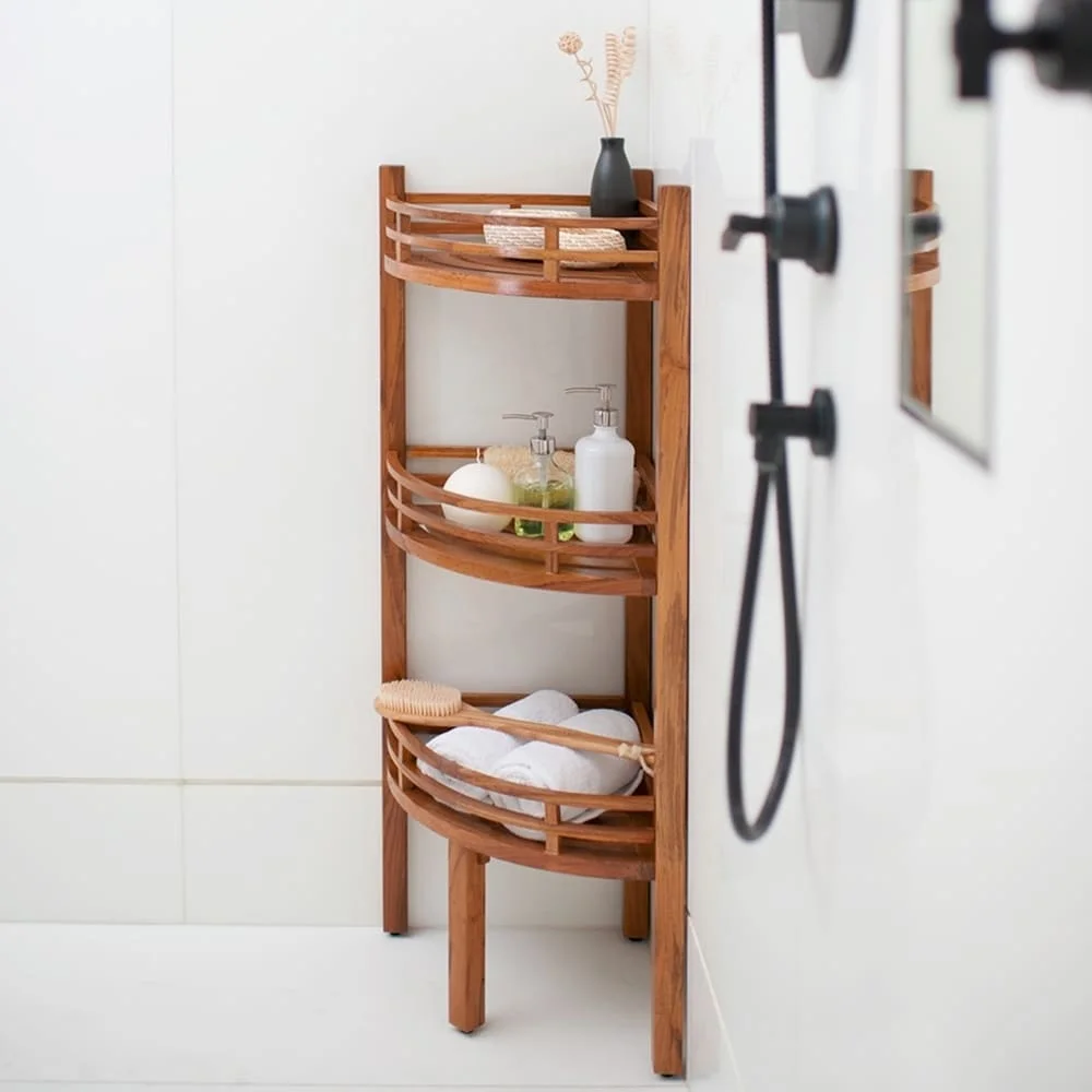 Cambridge Casual  Estate Spa Teak Corner Shelf