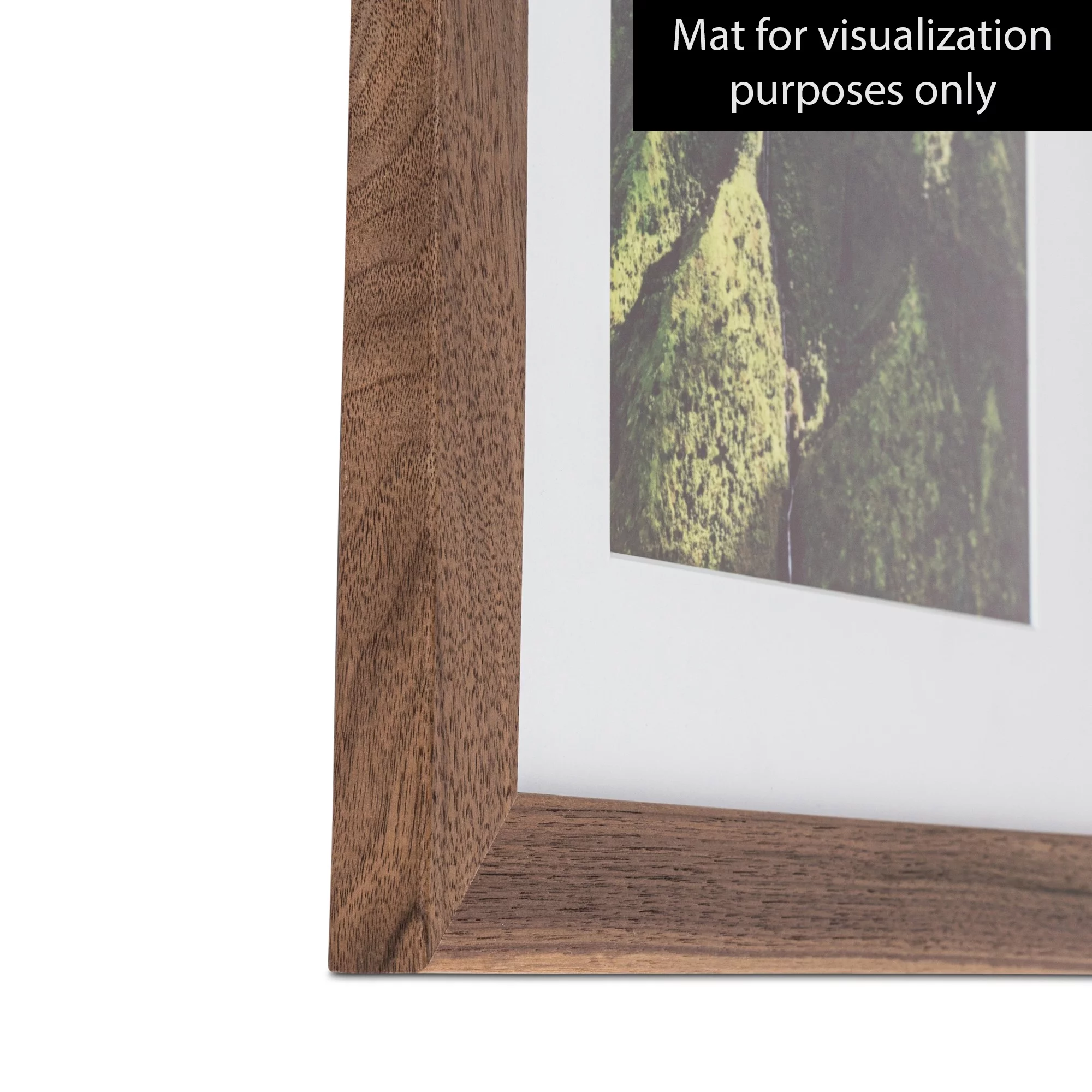 ArtToFrames 17x30 inch Light Walnut Picture Frame, Brown Wood Poster Frame (4851)