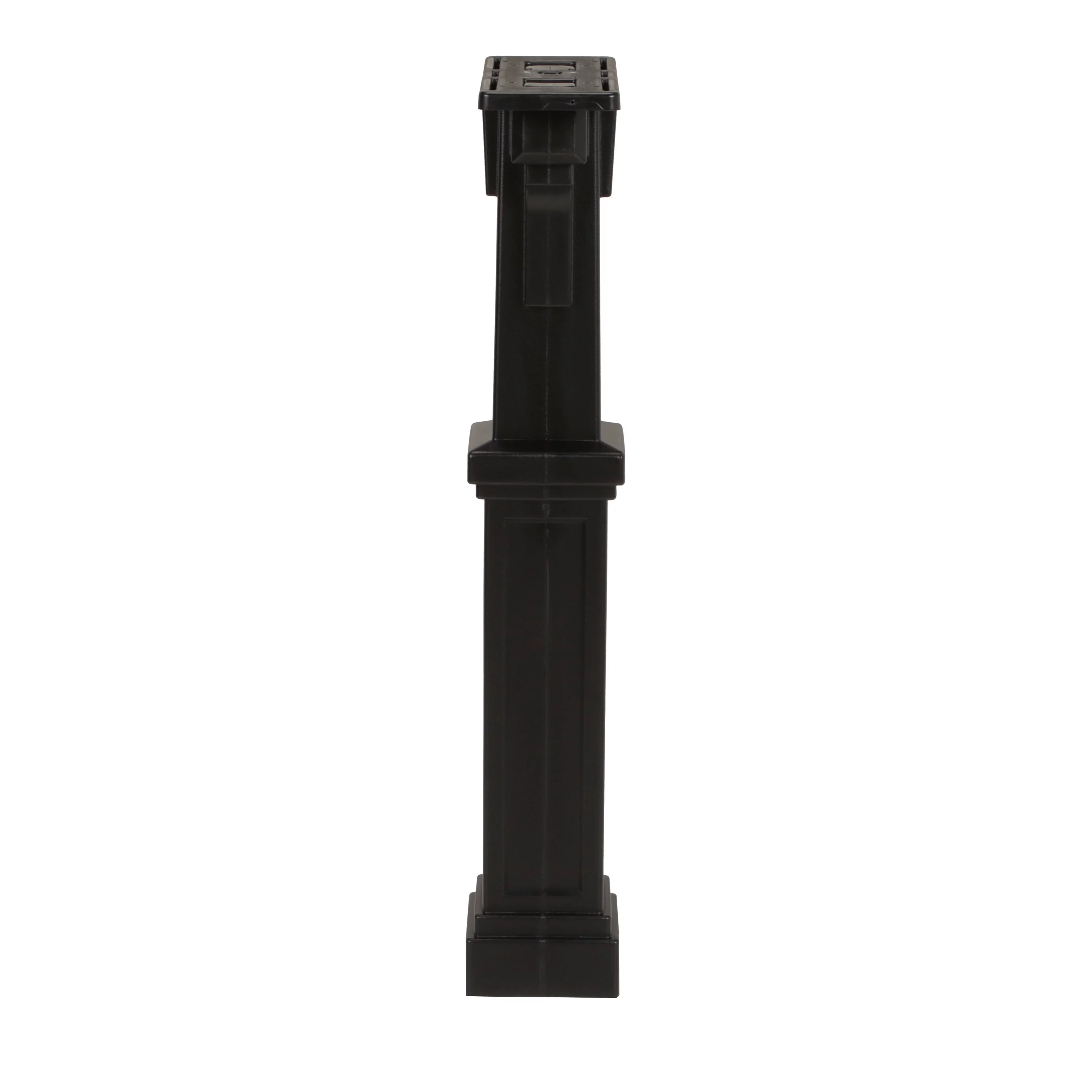 Grand Haven Plastic Mailbox Post, Black, GHP40B01