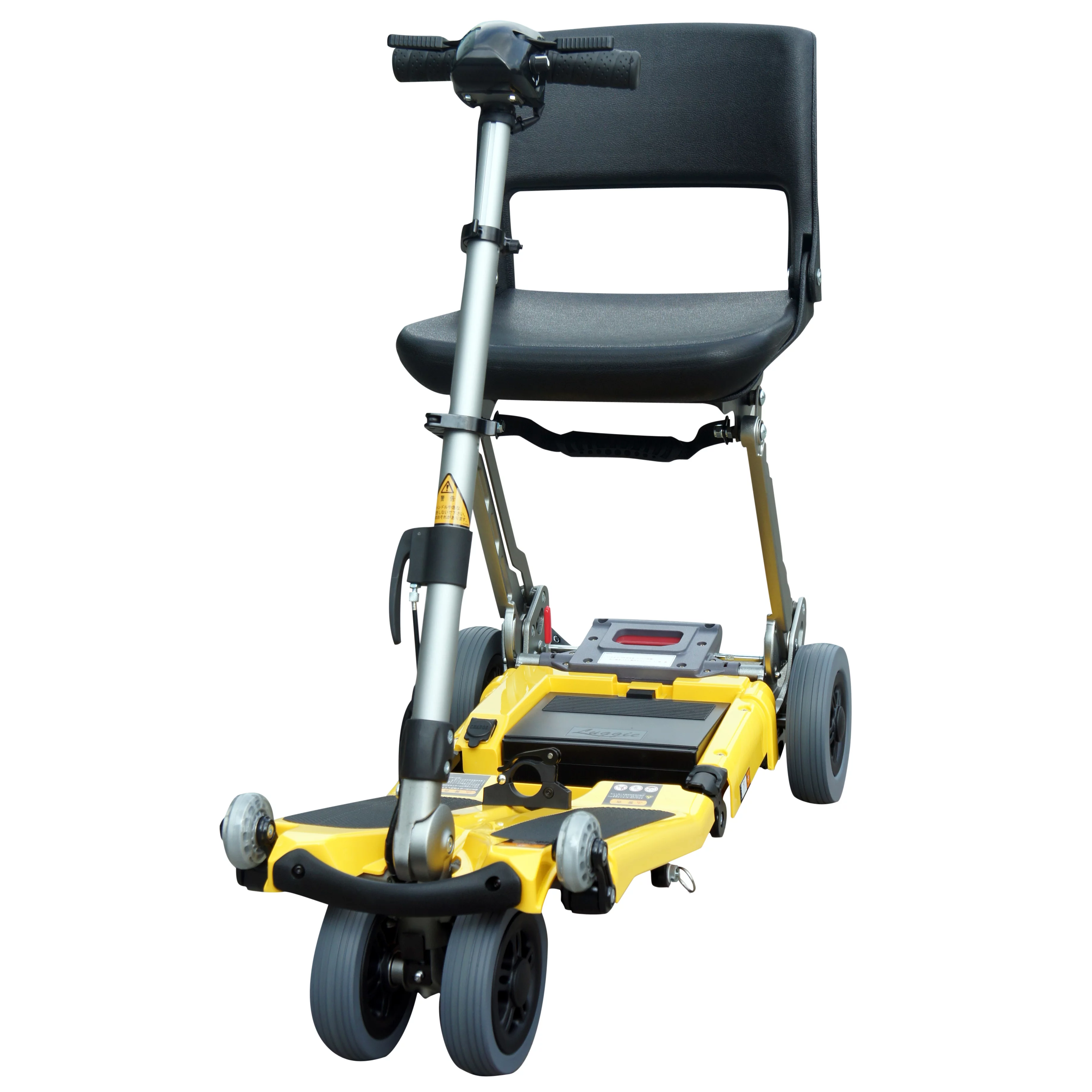 Luggie Standard Folding Mobility Scooter, Yellow