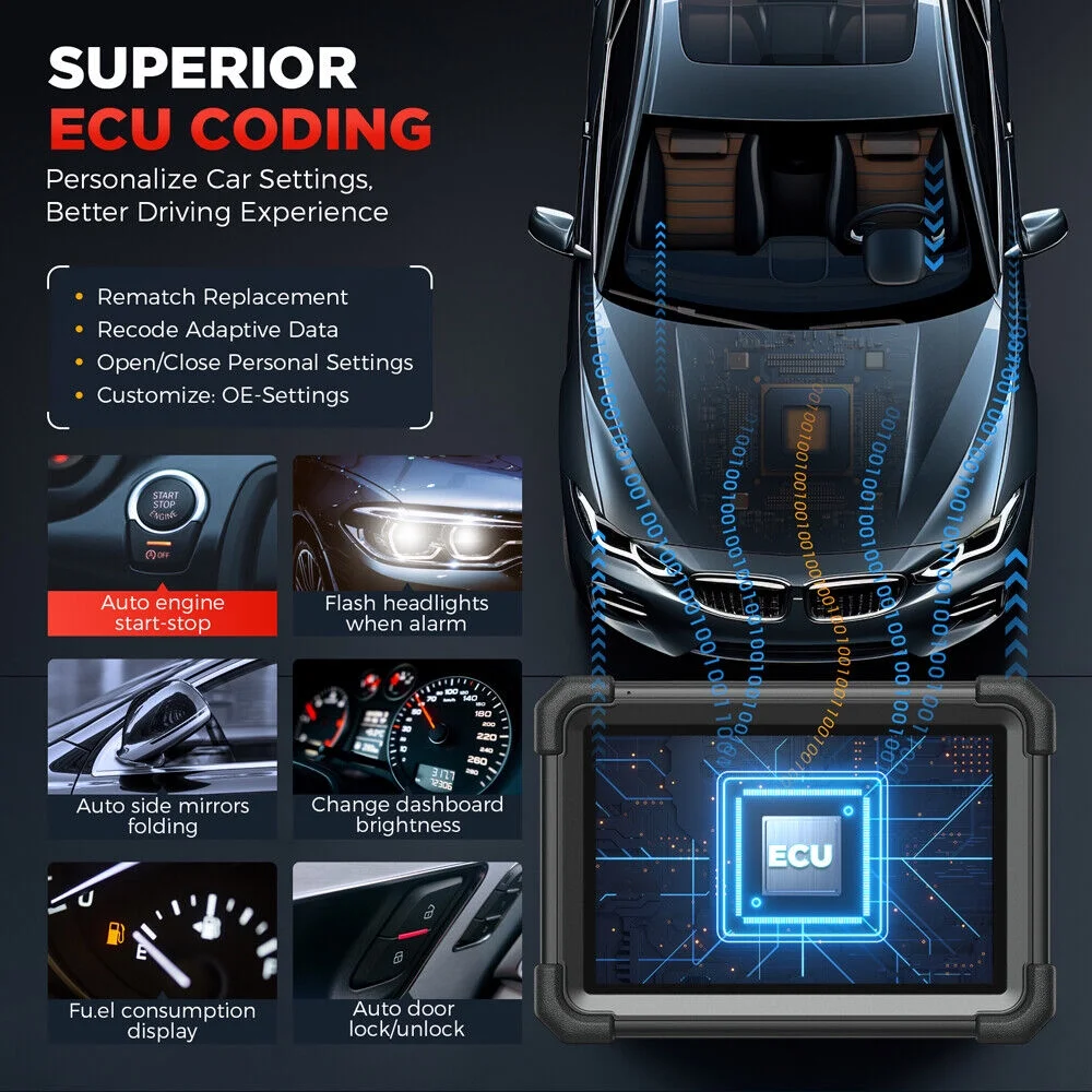 LAUNCH X431 PRO DYNO Car Diagnostic Scan Tool Bi-directional All-System Scan, CANFD DOIP, 37+ Services, ,2 Year Free Update