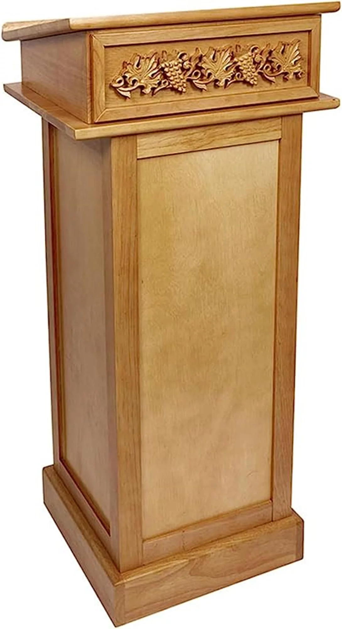 Wooden Podium Lectern, Catholic Church Supplies, 20 x 44 Inch
