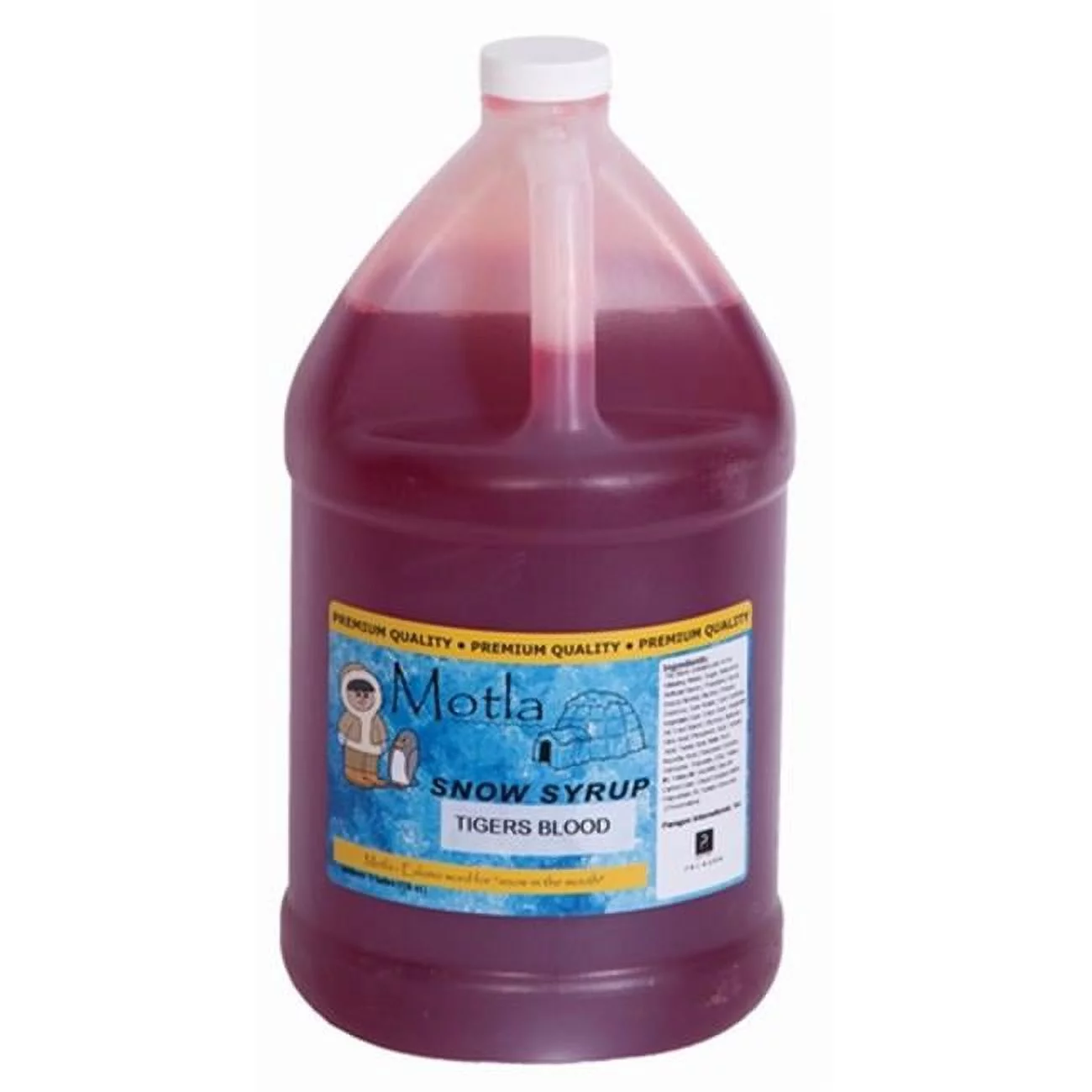 Paragon - Manufactured Fun  Motla Snow Cone Syrup - Tigers Blood