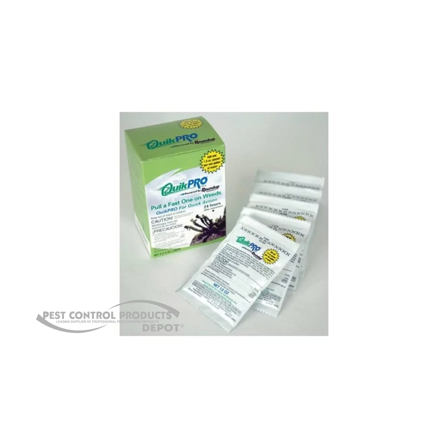 Roundup QuikPRO Non-Selective Herbicide BOX (5 X 1.5 OZ PACKS)