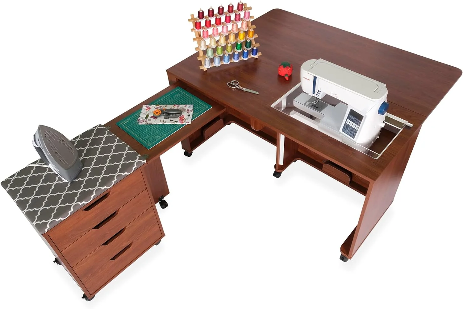 Arrow Laverne & Shirley Sewing Cabinet - Teak