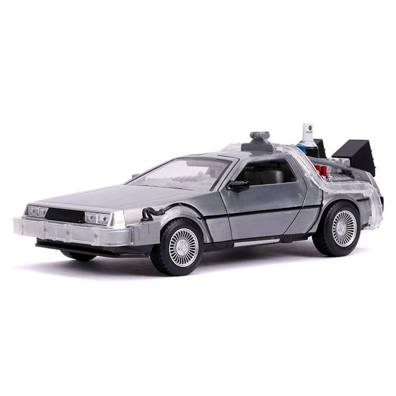 Jada Toys  Delorean Time Machine With Light - Back to the Future Part II 1989