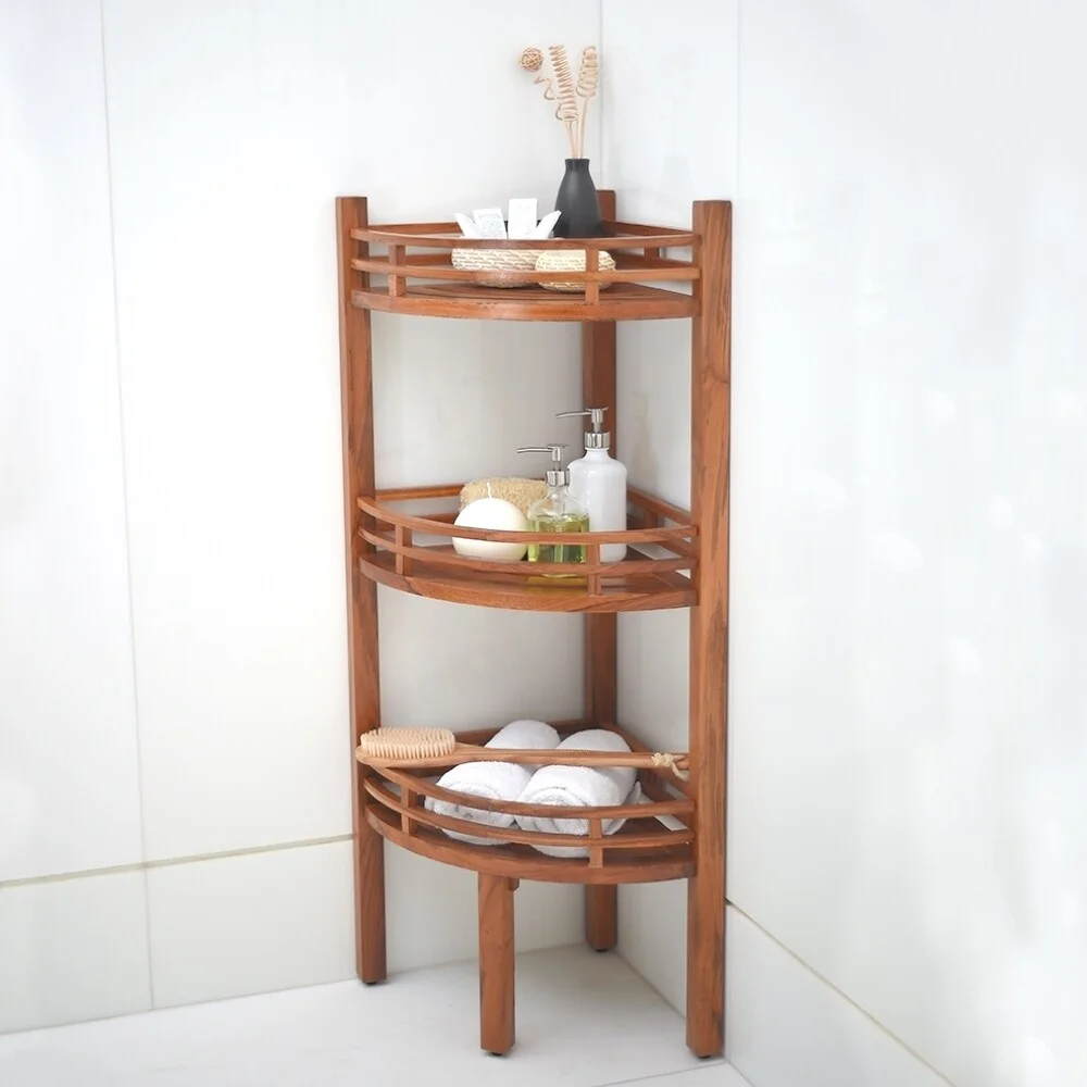 Cambridge Casual  Estate Spa Teak Corner Shelf
