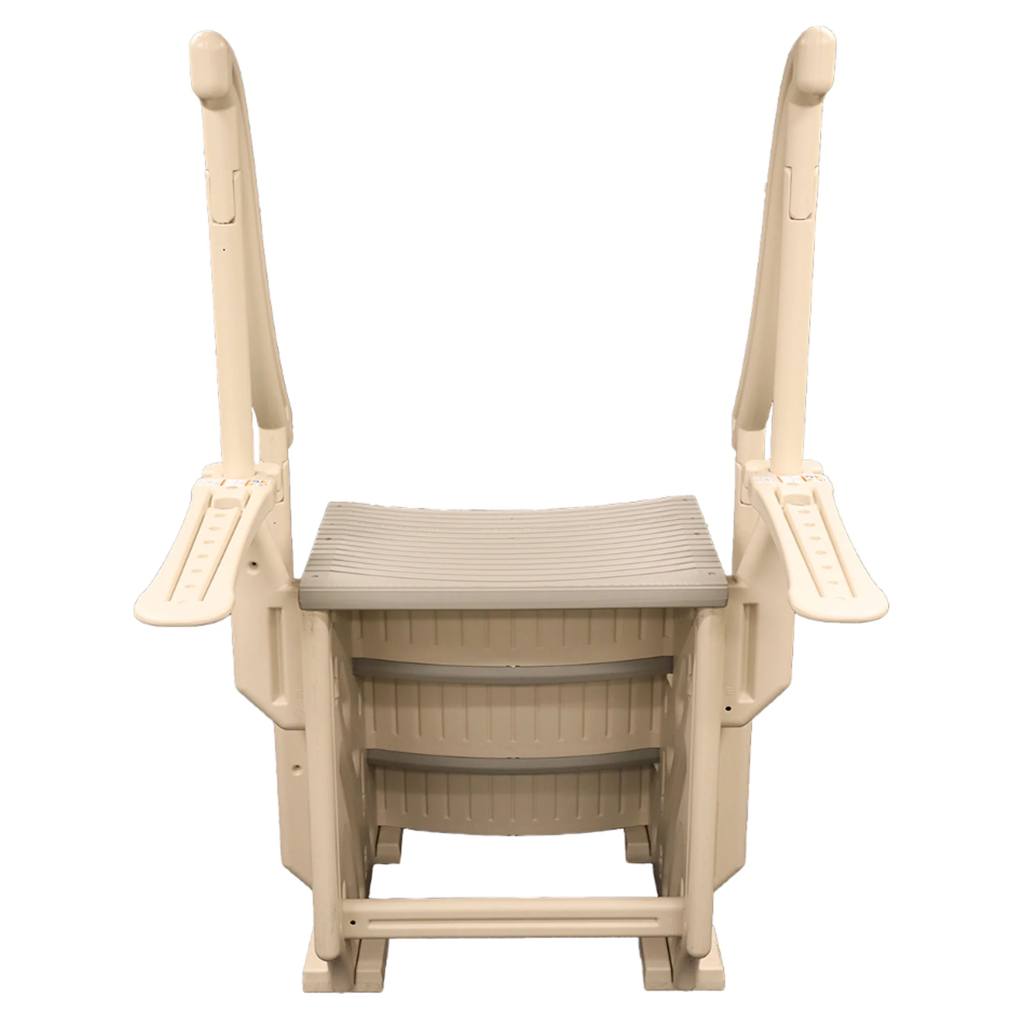 Confer Plastics Curved In-Pool 3 Step Ladder, In Ground Pool Stairs