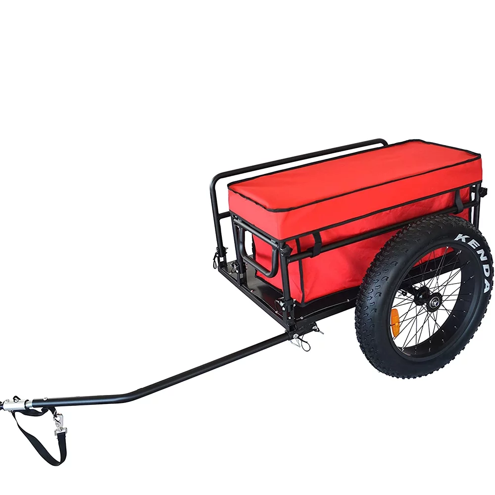 Addmotor Bike Cargo Trailer, Bicycle Cart Wagon Luggage Trailer with Bag