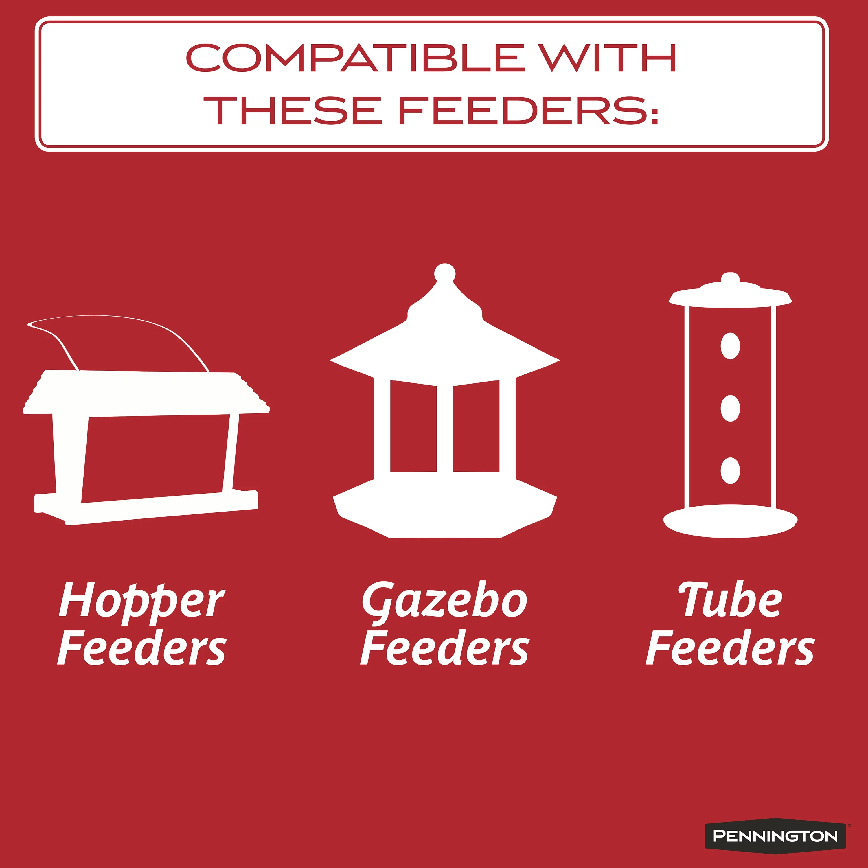 Pennington Select Black Oil Sunflower Seed Wild Bird Feed, 80 lb. Bag (2 Pack of 40 lb)