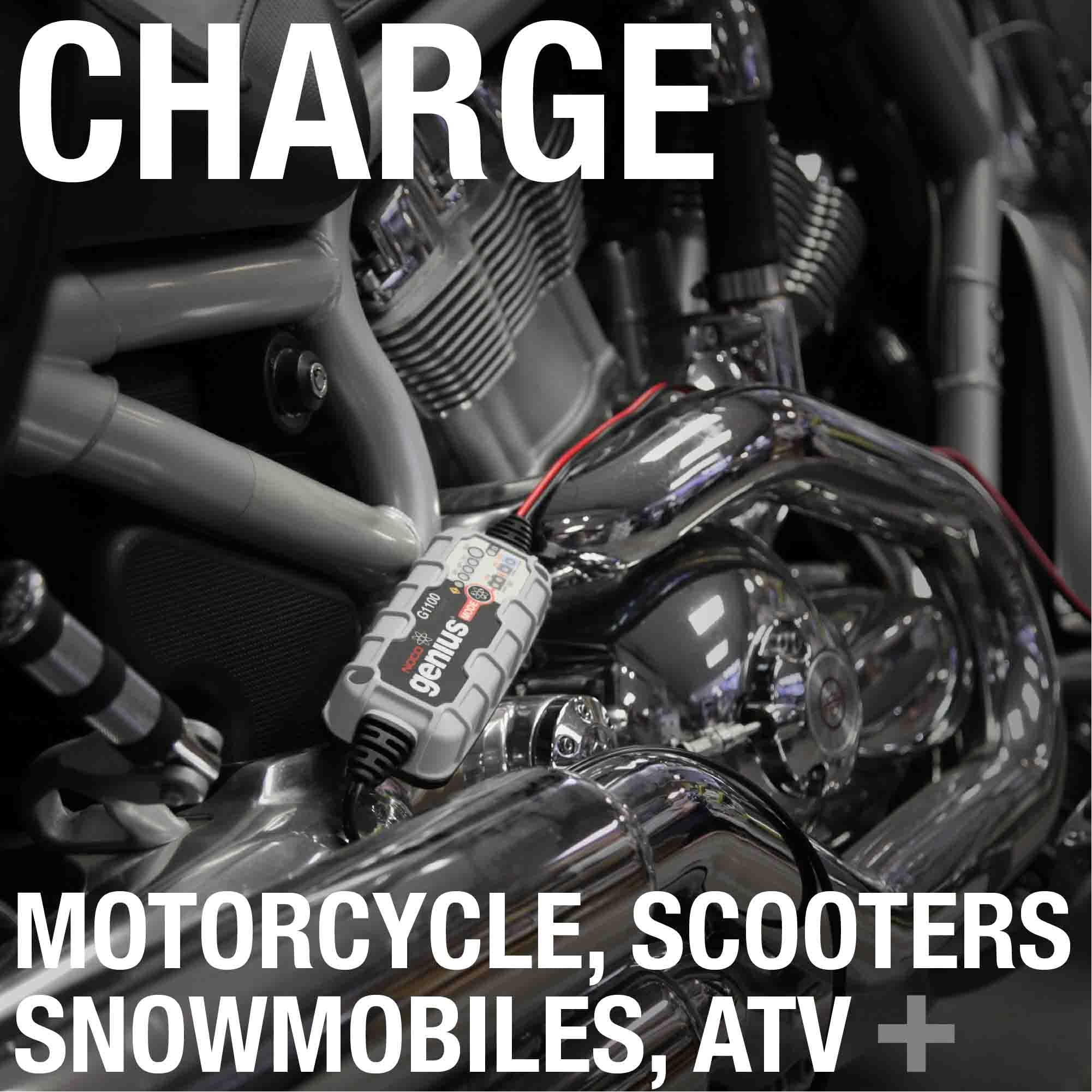 NOCO Genius G1100 6V/12V 1.1 Amp Battery Charger and Maintainer