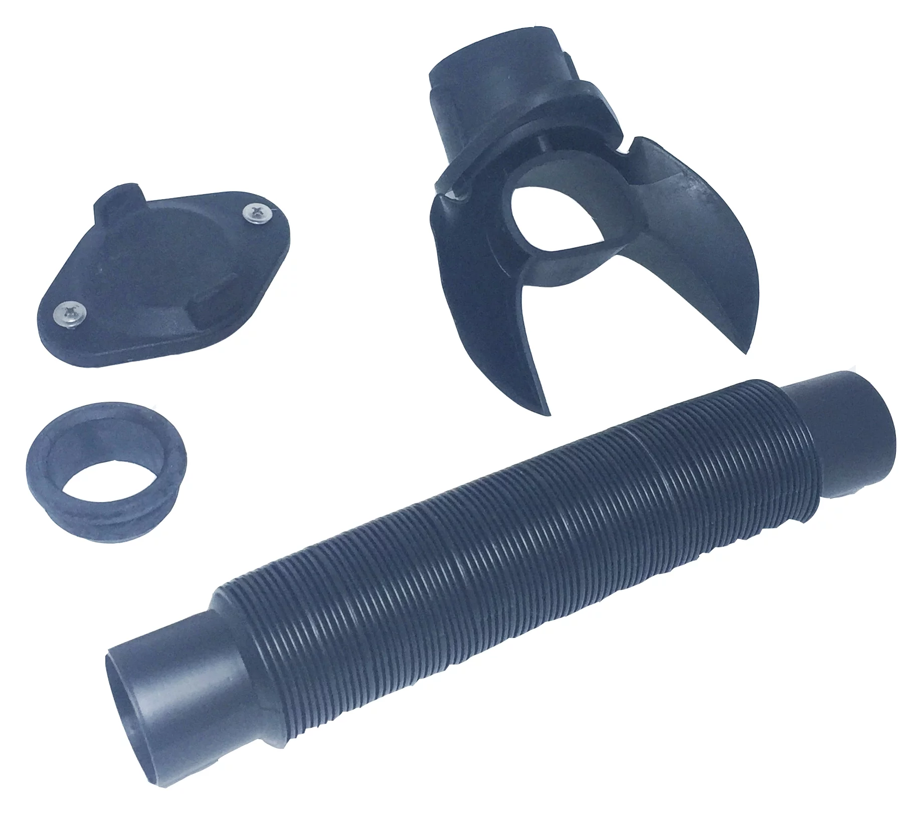 Round Downspout Rain Barrel Kit: 3 and 4 