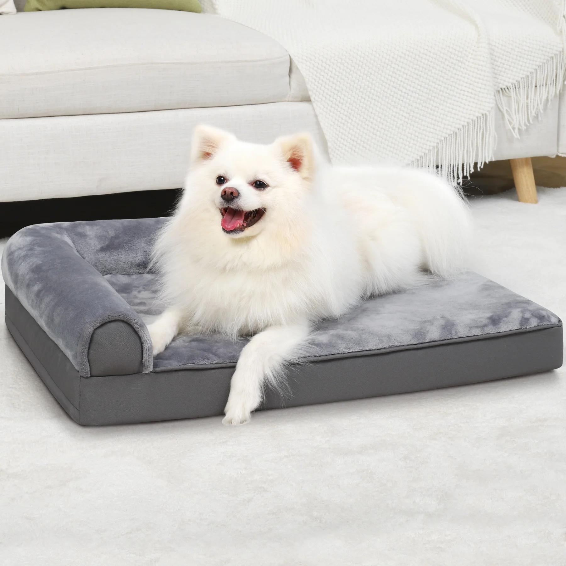 KSIIA Orthopedic Dog Bed Sofa with Removable Waterproof Cover 35