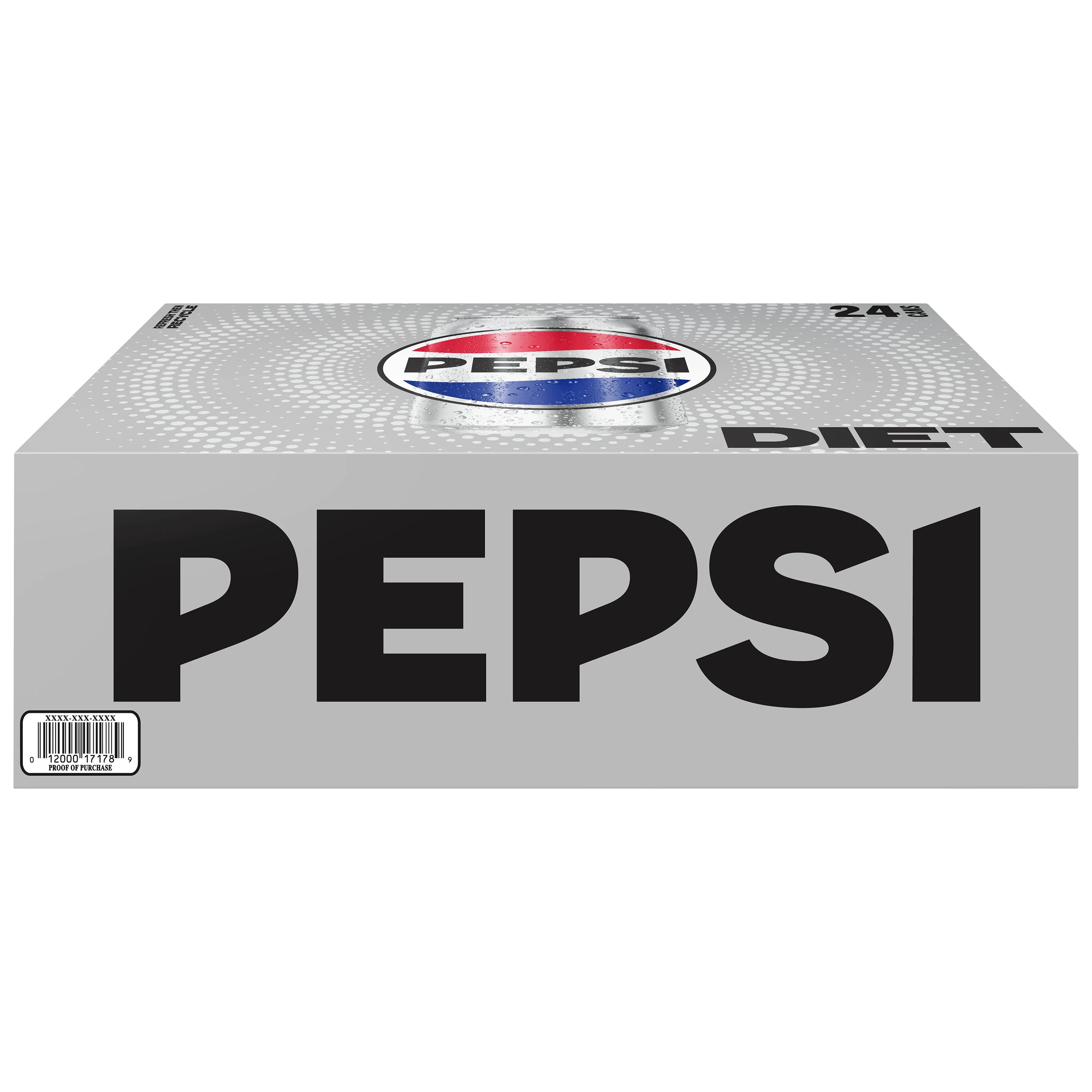 Diet Pepsi Cola Soda Pop, 12 fl oz, 24 Pack Cans