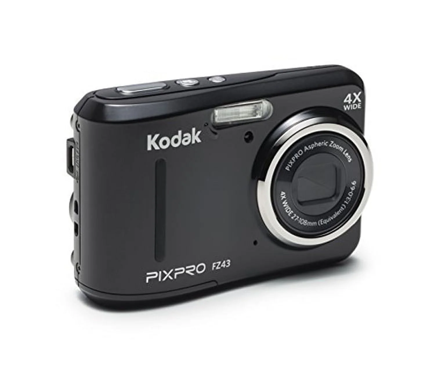KODAK PIXPRO FZ43 16 MP Digital Camera (Black) with Carrying Case Bundle