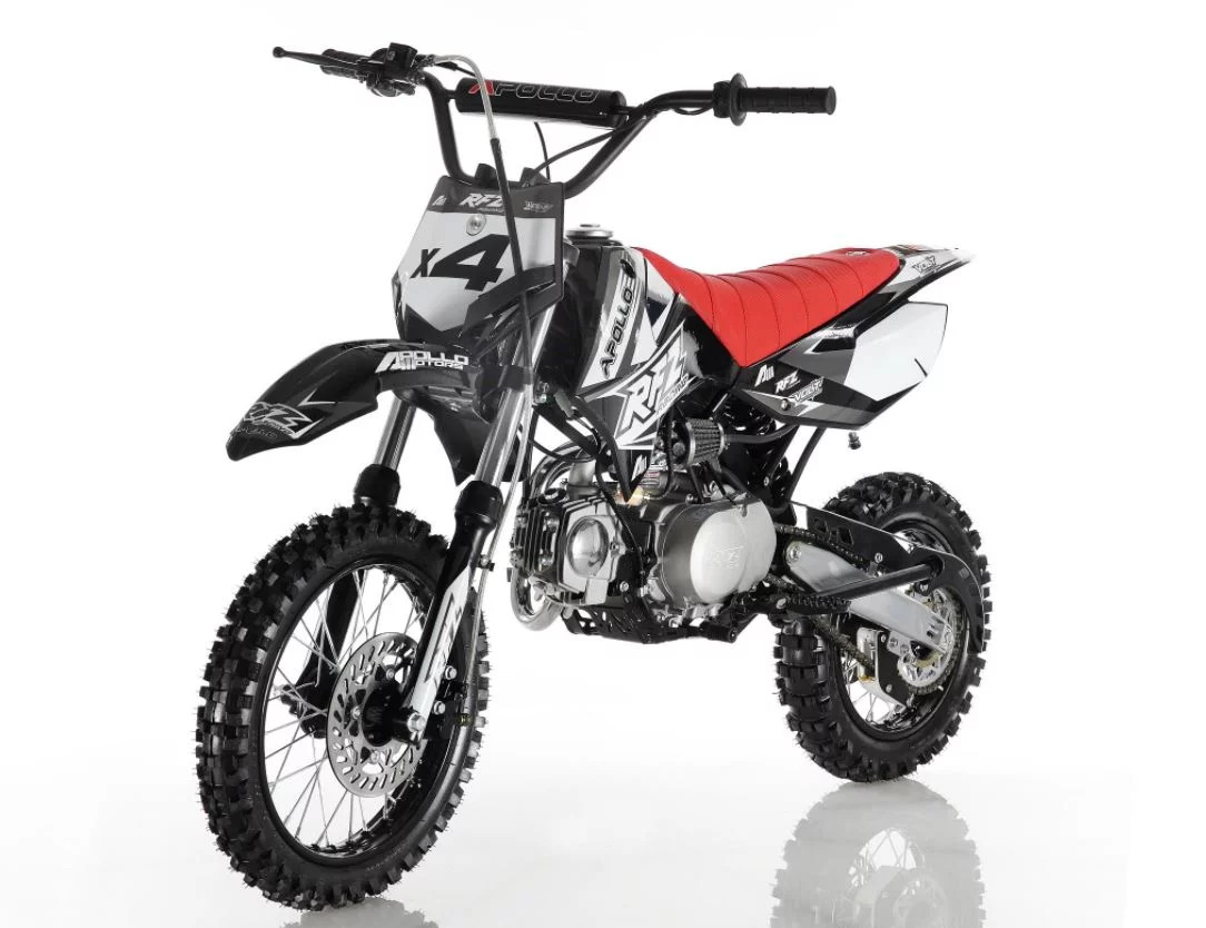 2023 Brand New Dirtbike Apollo DB-X 4 110cc Dirt Bike Semi Auto Transmission Kick start 4 Stroke Gas bike for youth and kids. Pitbike with (14