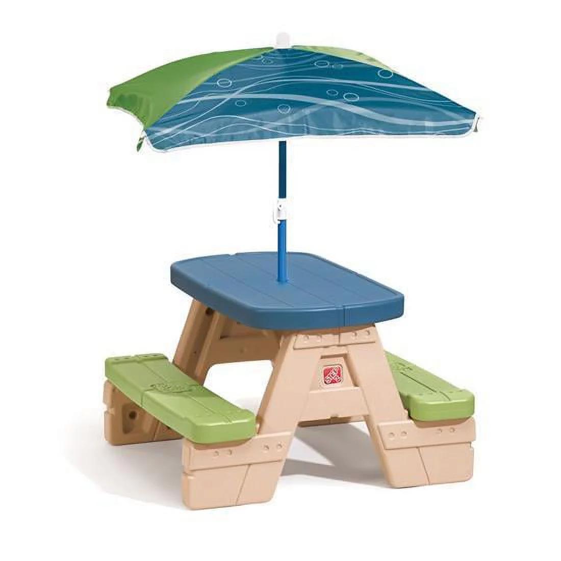 Step2 Sit and Play Junior Picnic Table with Removable Umbrella