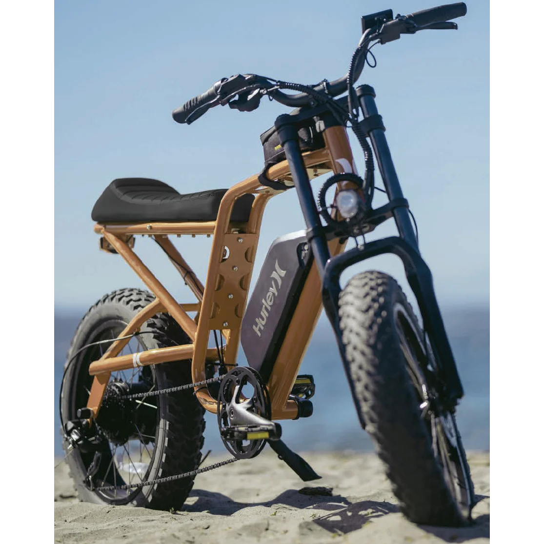 Hurley Bikes Mini Swell 18-inch Electric Bike, Bronze