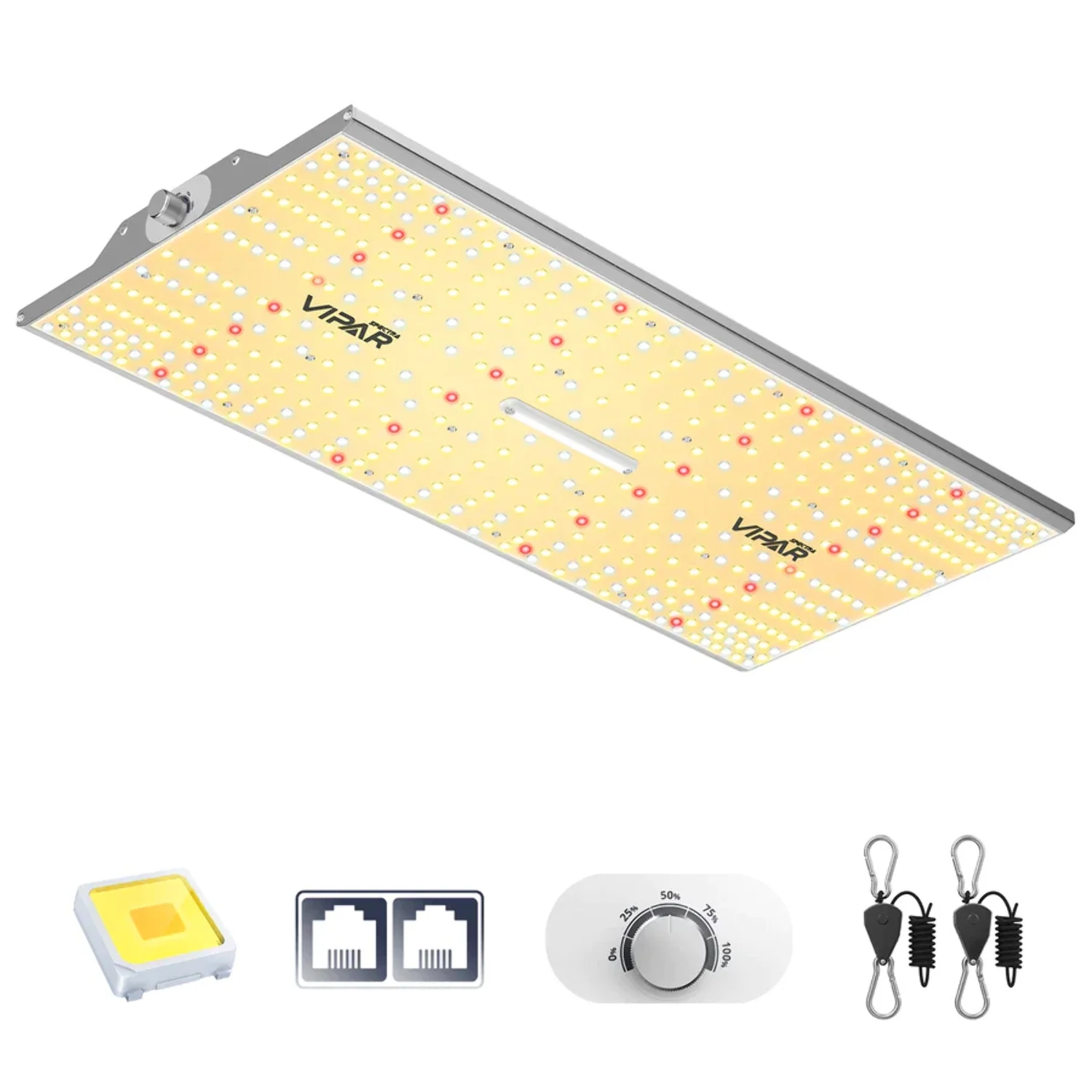 ViparSpectra XS2000 240W Infrared Full Spectrum LED Grow Light with Samsung LM301B Diodes