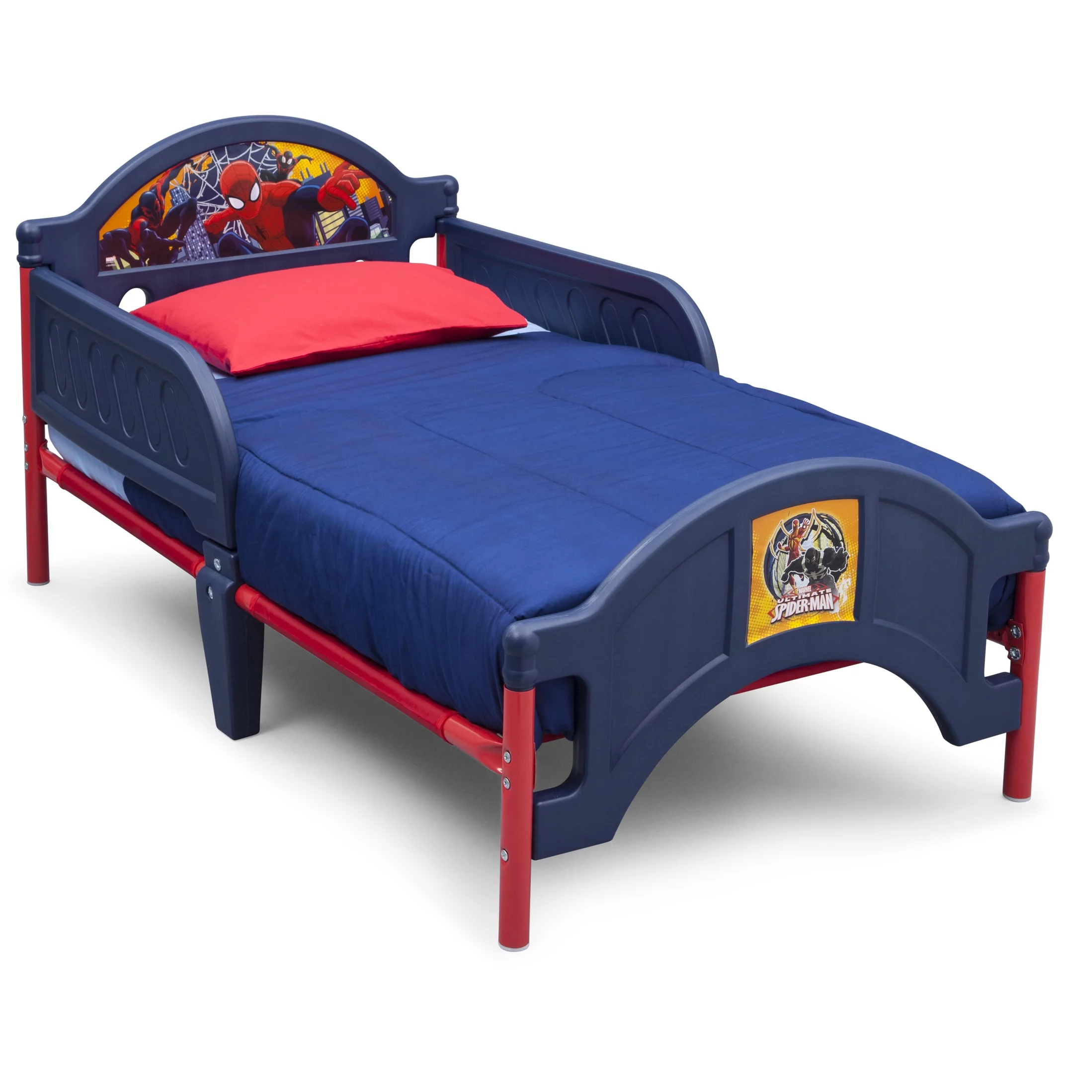 Spider-Man Toddler Bed and Bedding Value Bundle
