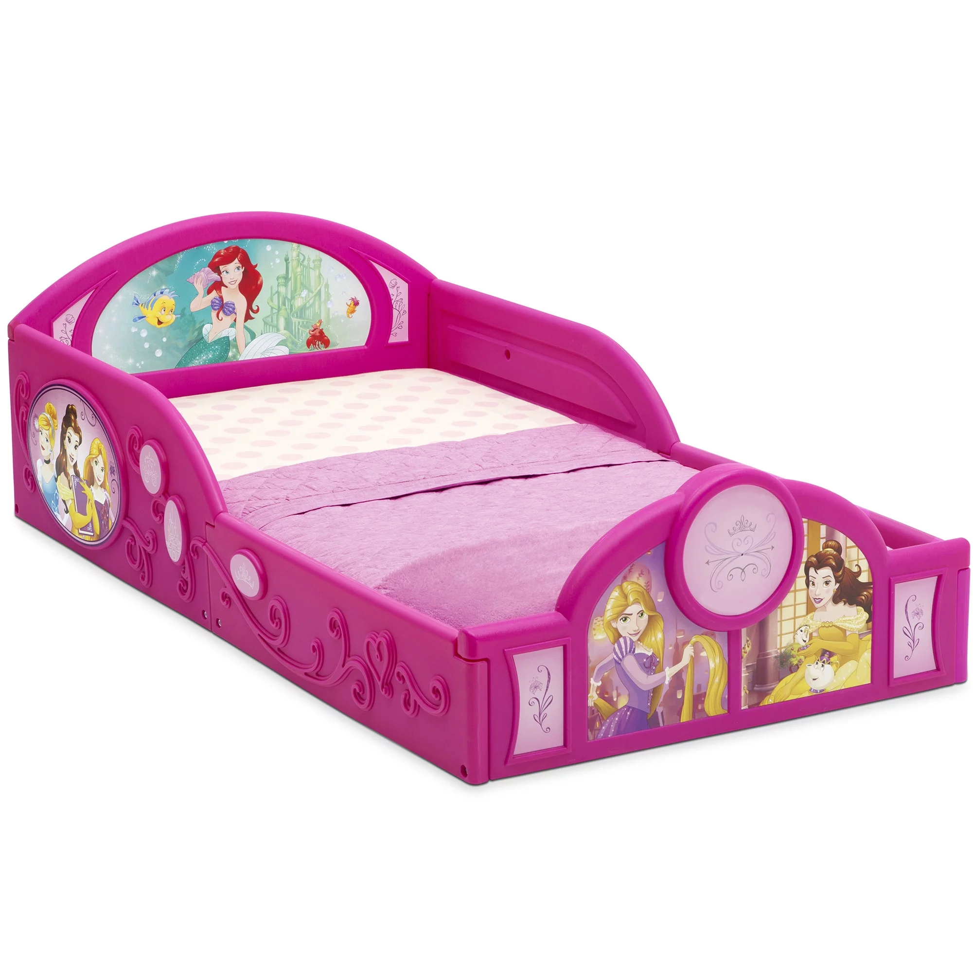 Disney Princess Plastic Sleep and Play Toddler Bed by Delta Children