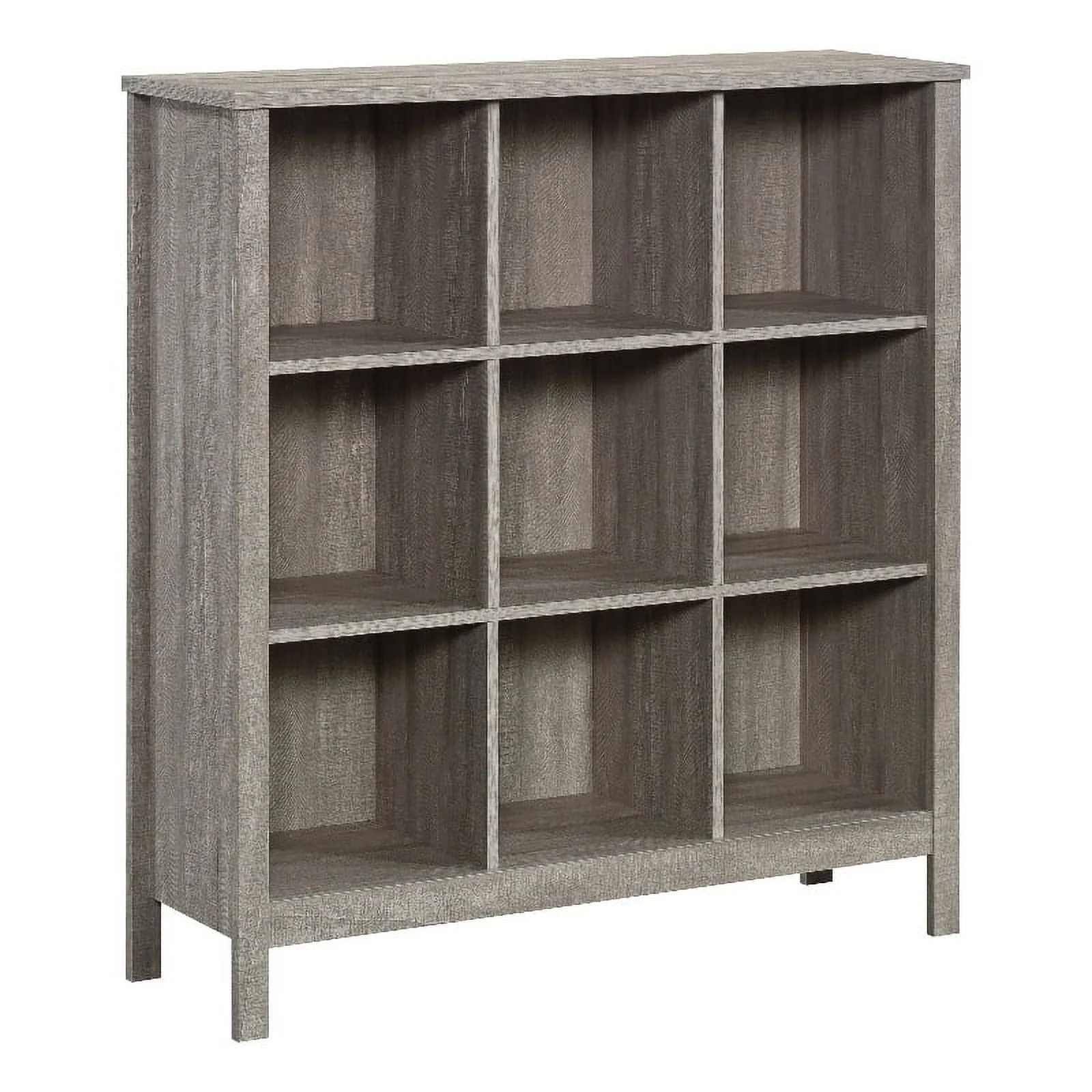 Pemberly Row Engineered Wood 9 Cube Storage in Spring Maple Finish