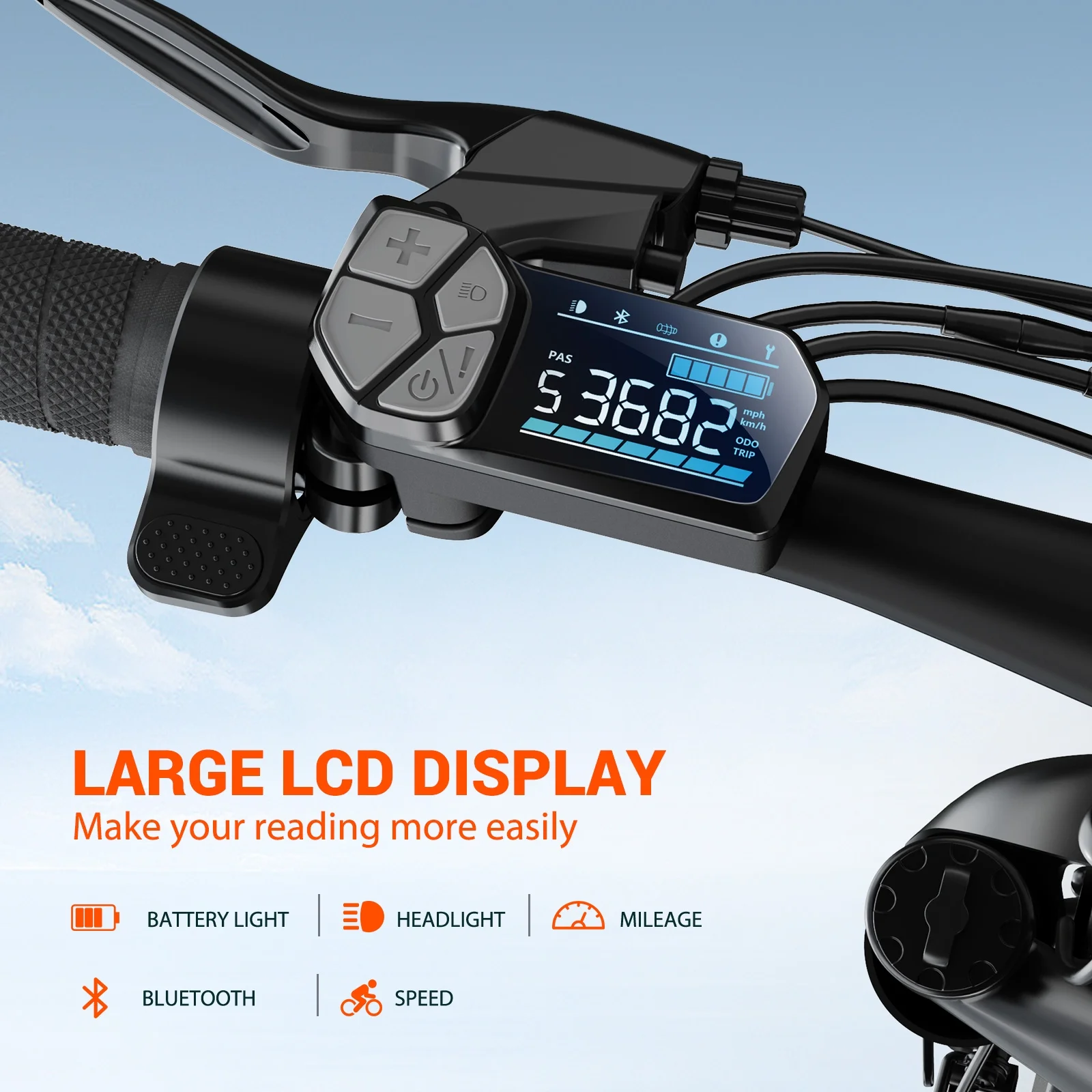 SISIGAD 750W Electric Bike for Adults, 26